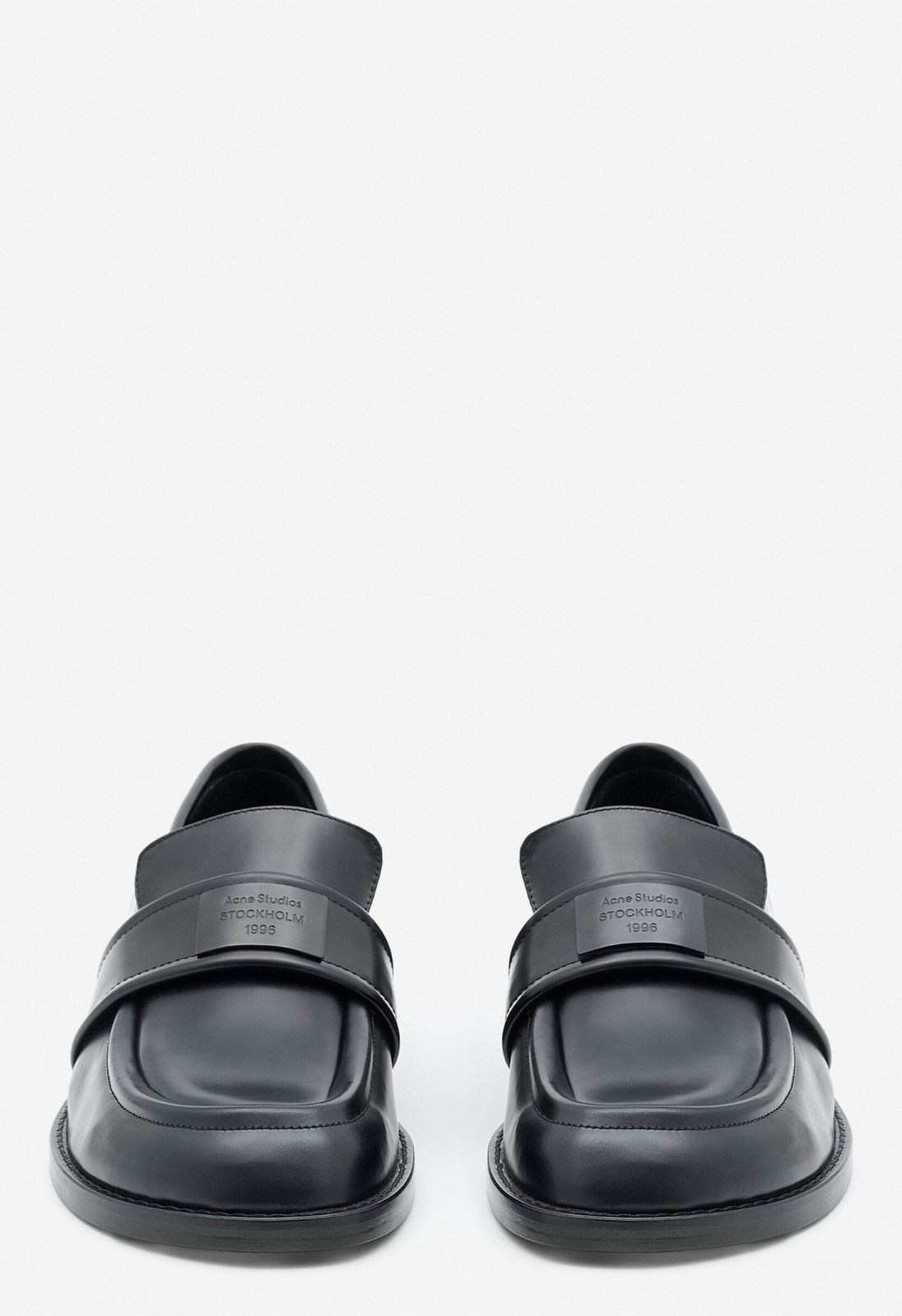 Acne Studios Last Acne Studios Black Vintage Leather Loafers Size US 12 / EU 45 - 1 Thumbnail