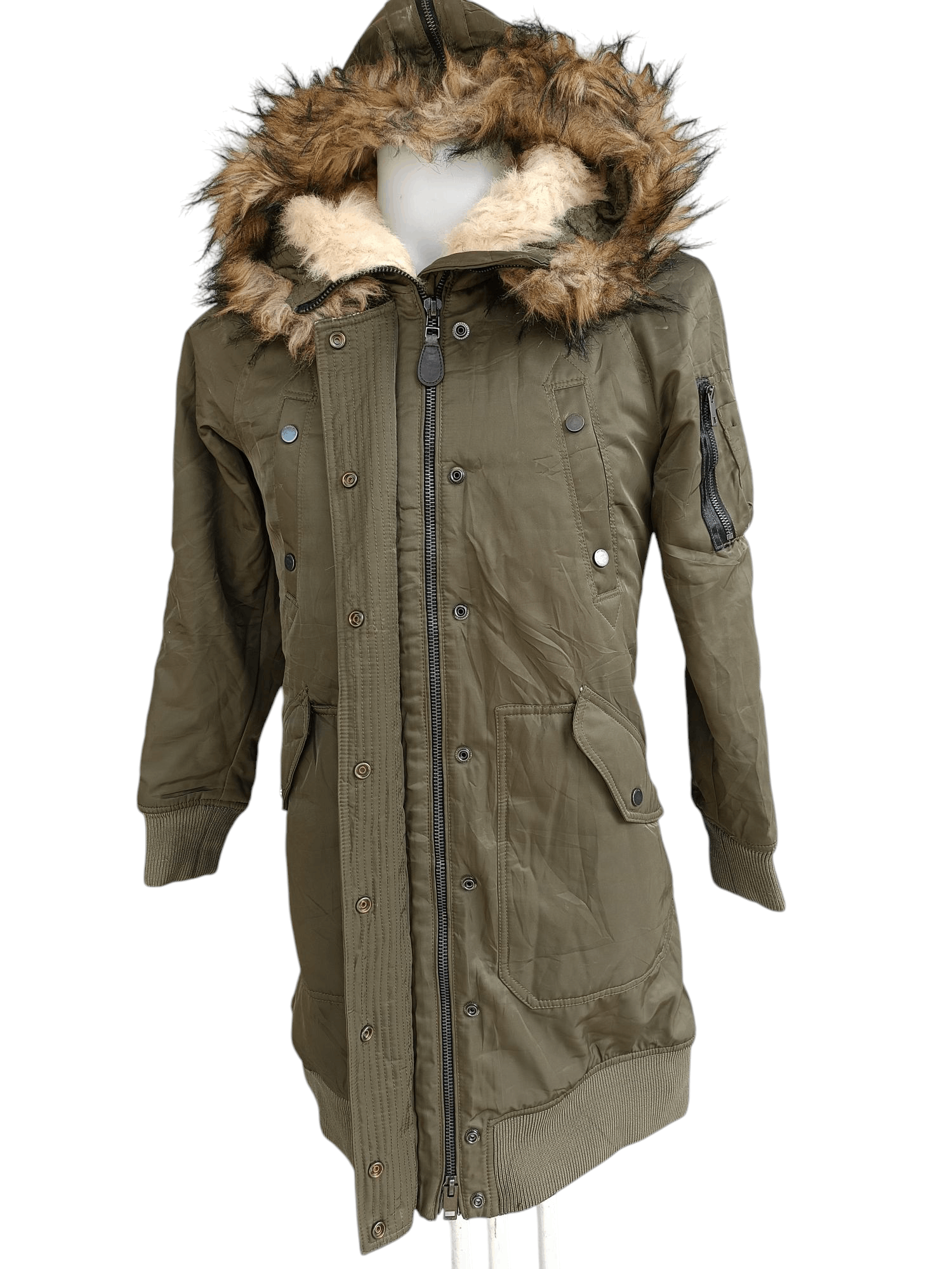 Diesel FIRE 🔥 Diesel Fur Hoodie Jacket Rare Design FR014 Size US S / EU 44-46 / 1 - 7 Thumbnail