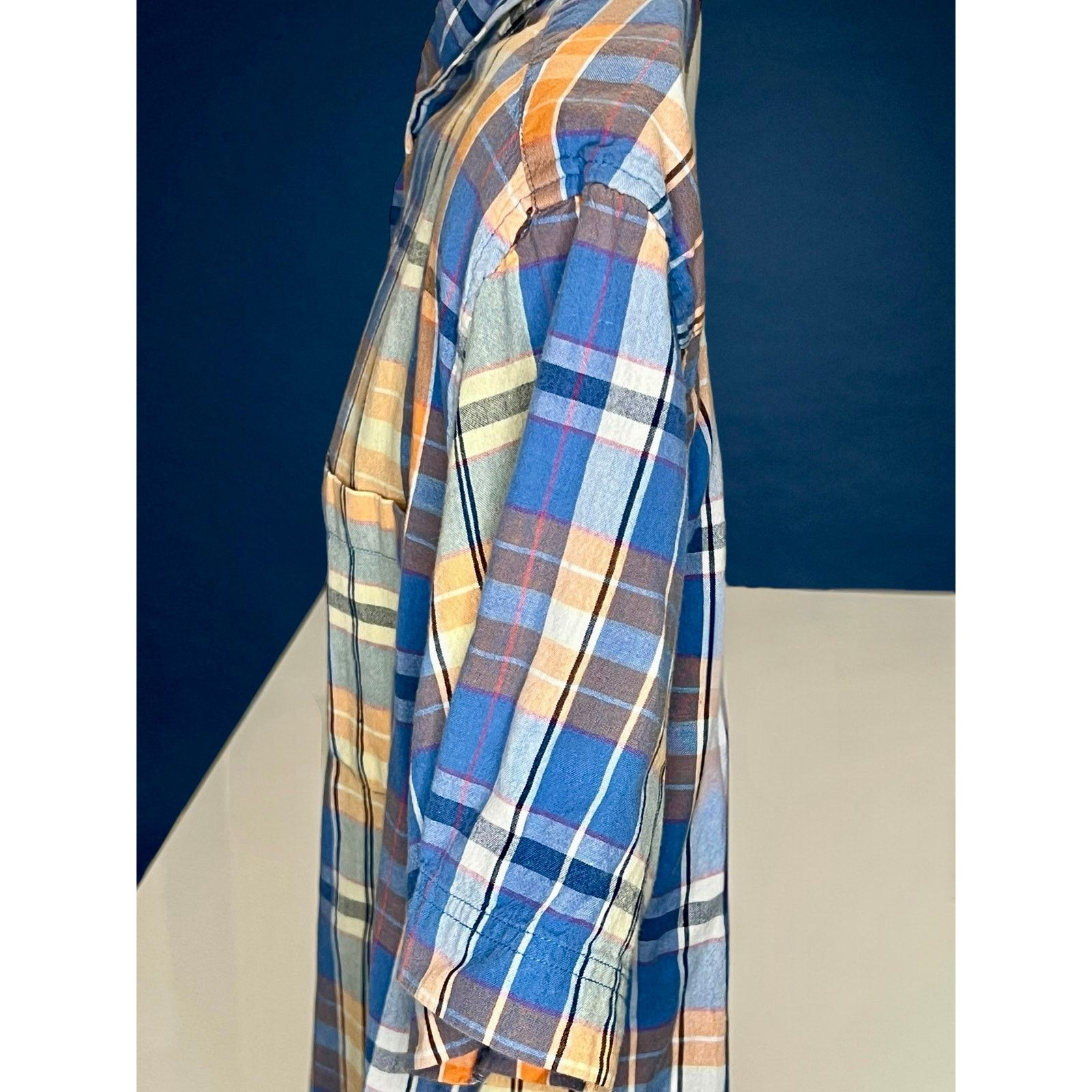 St. Johns Bay St. John’s Bay Men LG Plaid Shirt Classic Fit Short Sleeve Size US L / EU 52-54 / 3 - 6 Thumbnail