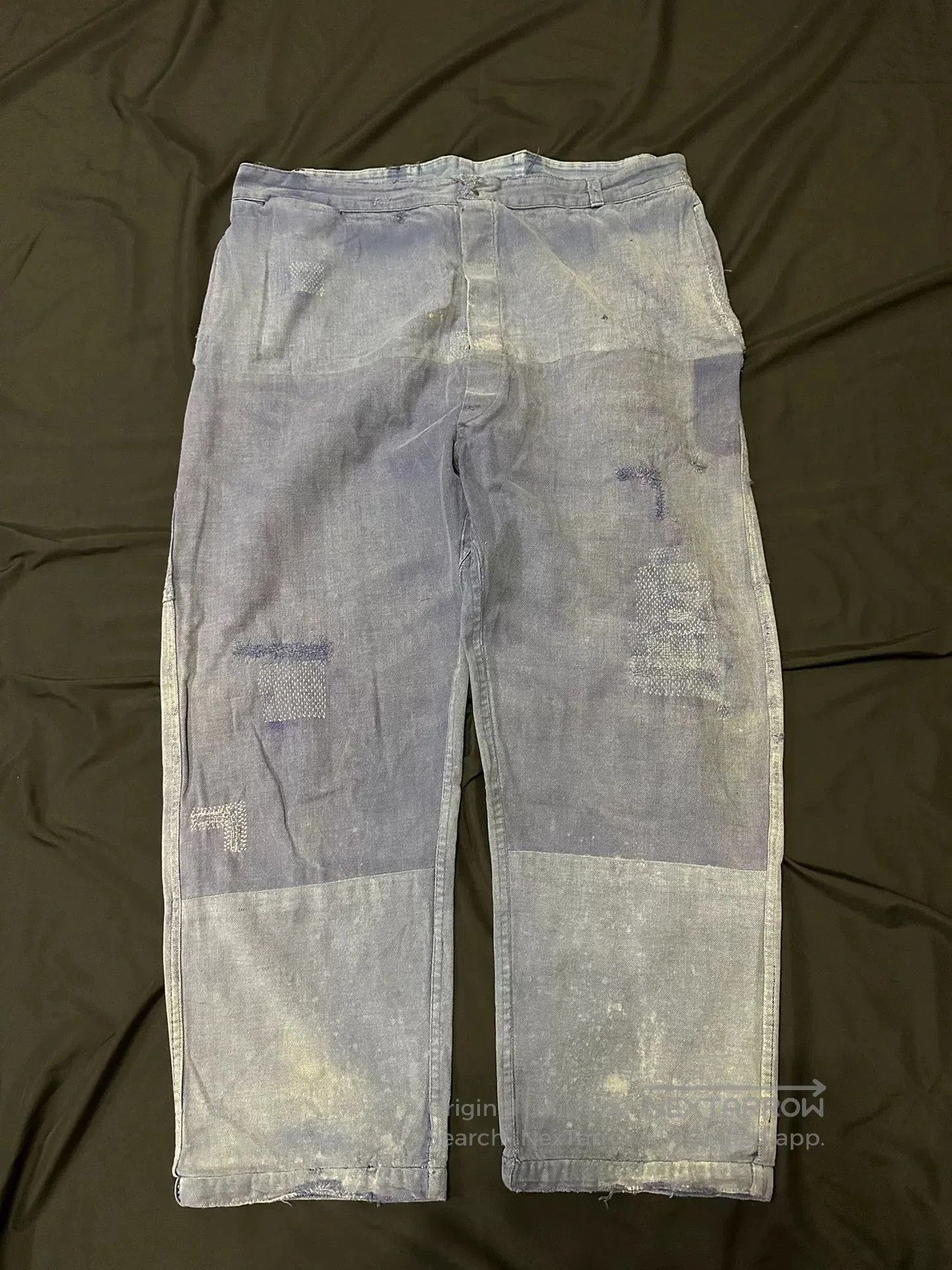 Other vintage french workwear boro pants. Size US 34 / EU 50 - 1 Thumbnail