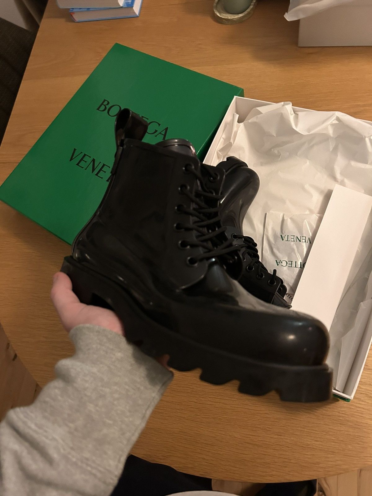 Bottega Veneta Bottega Veneta Rubber Boots Size US 8 / EU 41 - 3 Thumbnail
