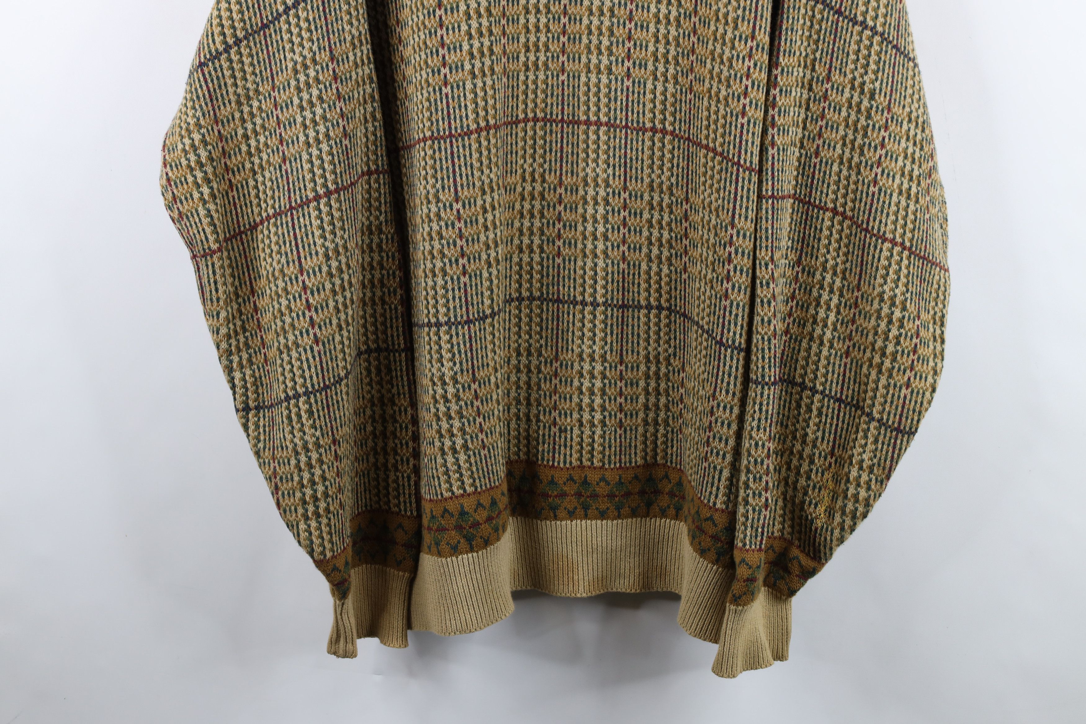 Nautica Vintage 90s Nautica Heavyweight Cotton Knit Sweater Size US XL / EU 56 / 4 - 3 Thumbnail