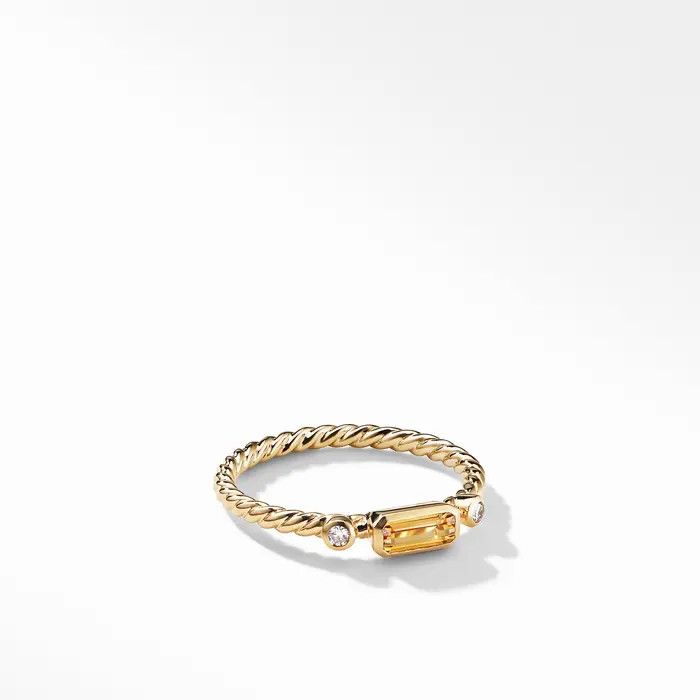 David Yurman o1w1db11025 R13715D / Size 7 / Stack Ring in Golden Size ONE SIZE - 1 Thumbnail