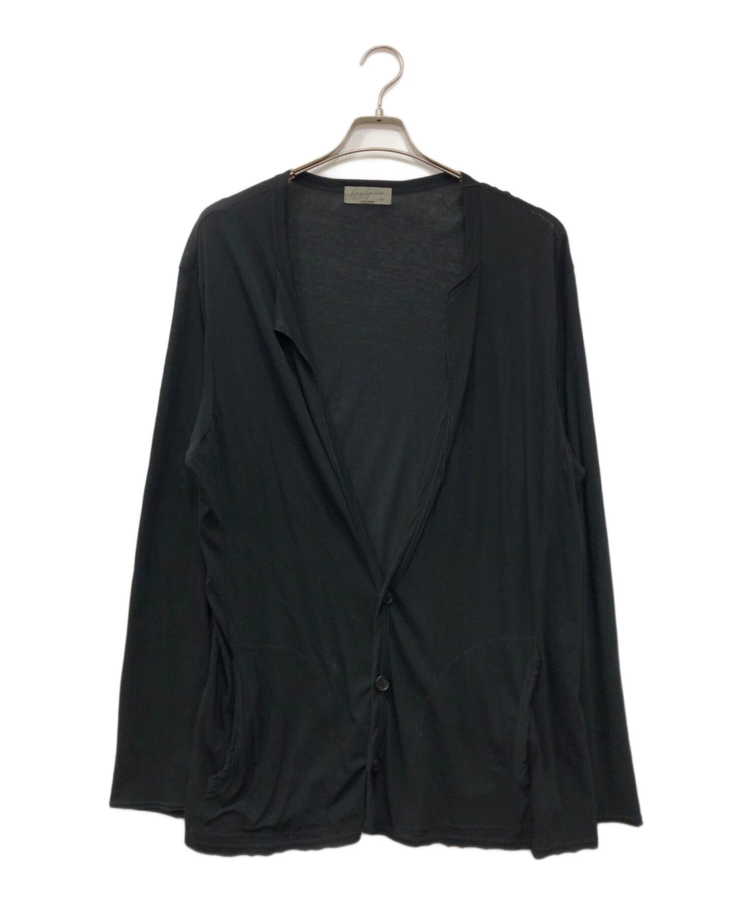 Yohji Yamamoto Yohji Yamamoto pour homme Collared V-neck cardigan Size US L / EU 52-54 / 3 - 1 Thumbnail