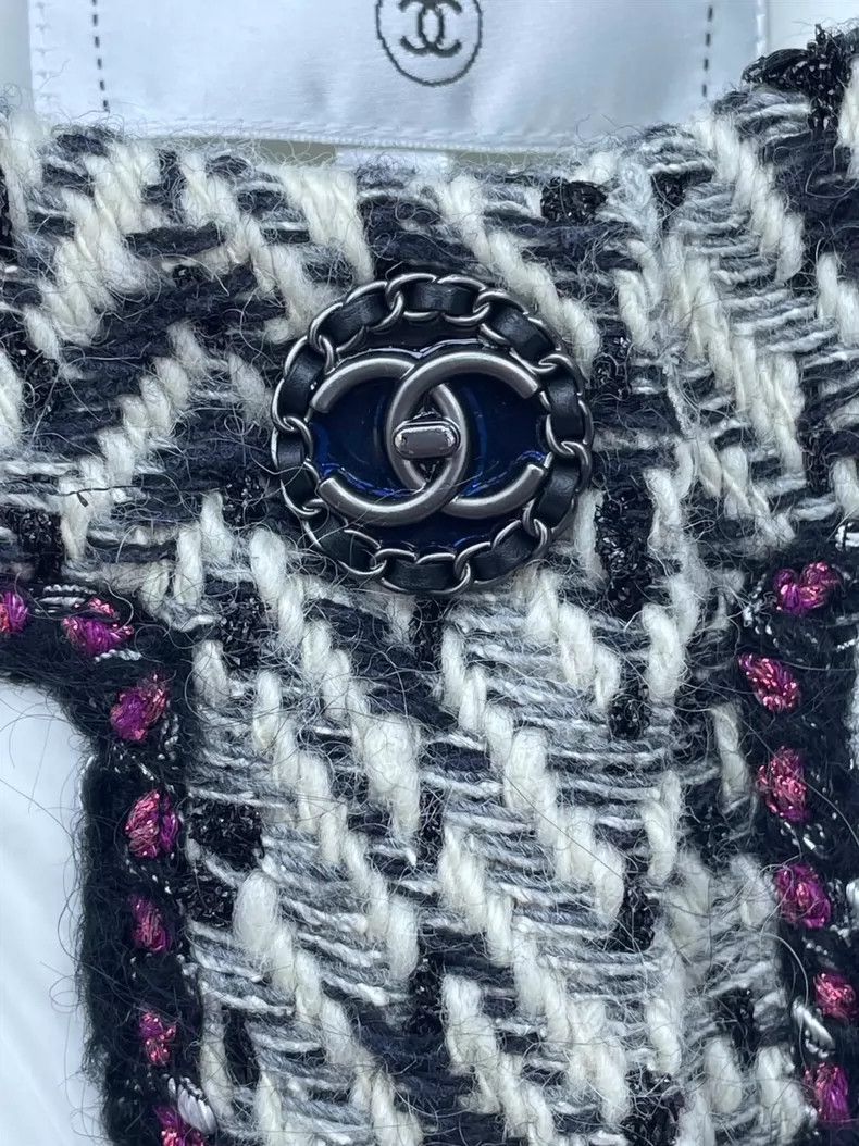Chanel Chanel Forest series white cotton jacket 2504-Nextarrow Size XS / US 0-2 / IT 36-38 - 4 Thumbnail