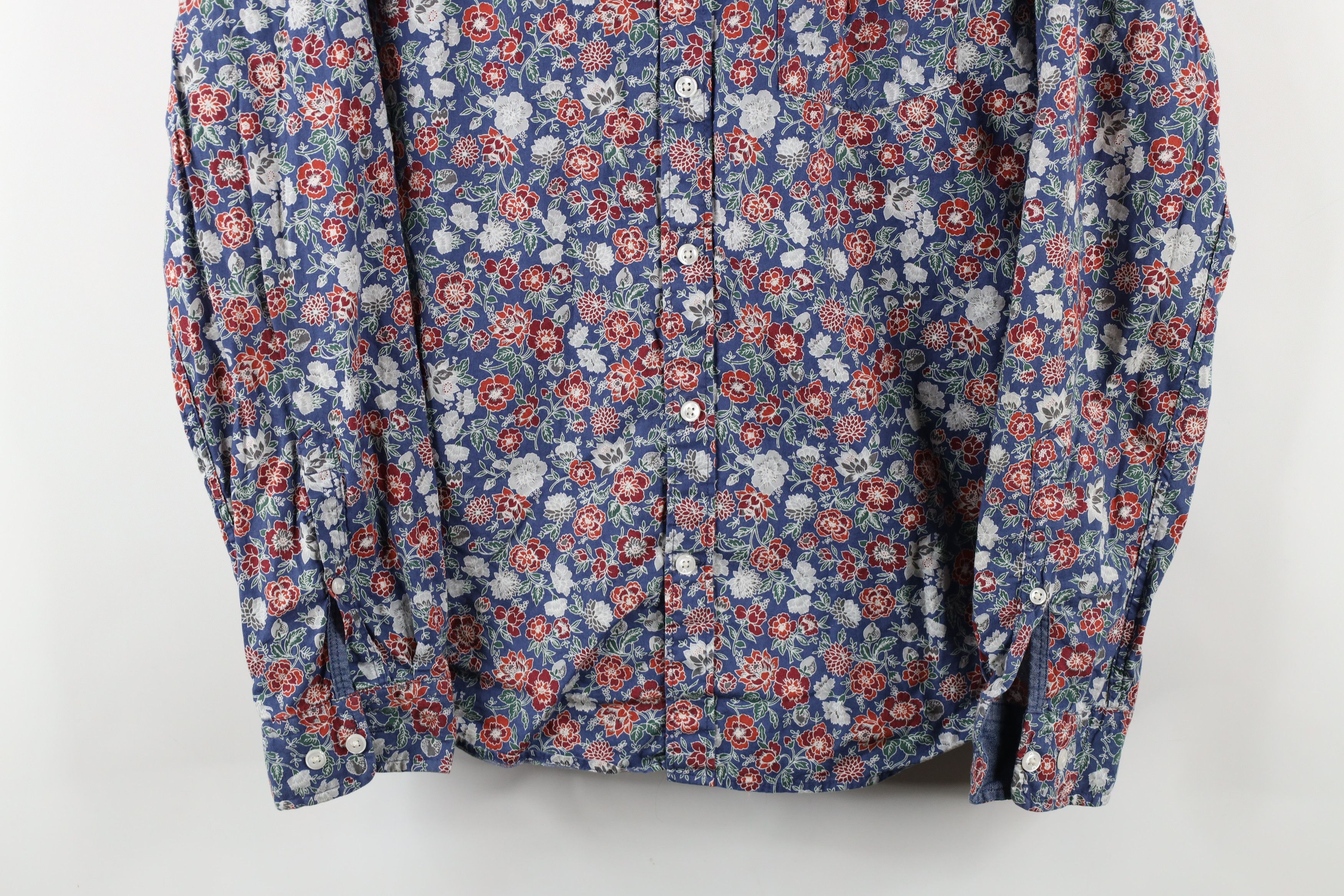 Express × Vintage Express Soft Wash Flower All Over Print Button Down Shirt Size US M / EU 48-50 / 2 - 3 Thumbnail