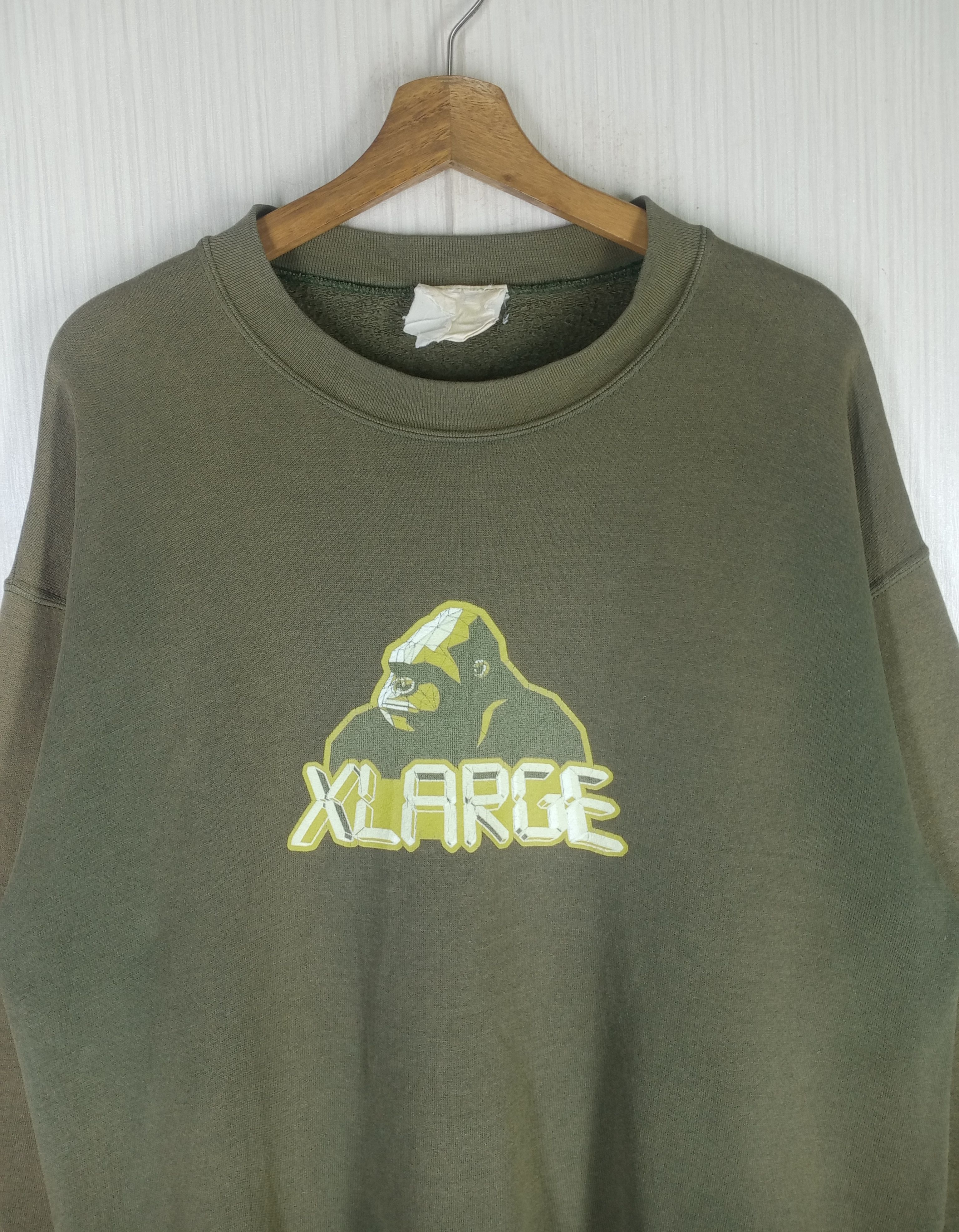 Vintage Rare Vintage 90s XLarge Big Logo Sweatshirt Size US L / EU 52-54 / 3 - 4 Thumbnail
