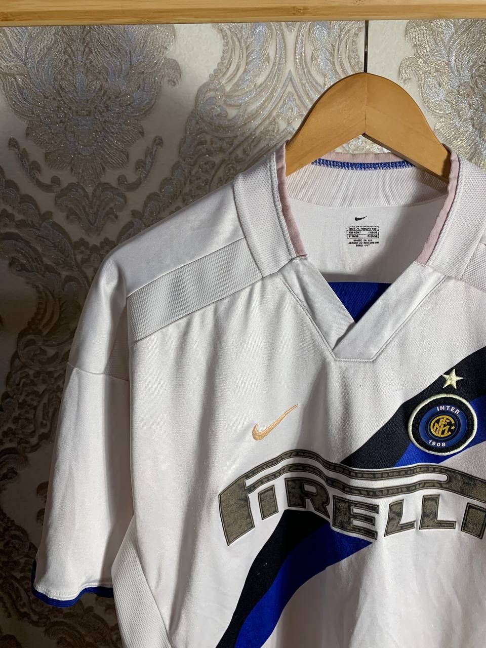 Vintage Very Rare Nike FC Inter Milan Italy Soccer Jersey Retro Size US L / EU 52-54 / 3 - 3 Thumbnail