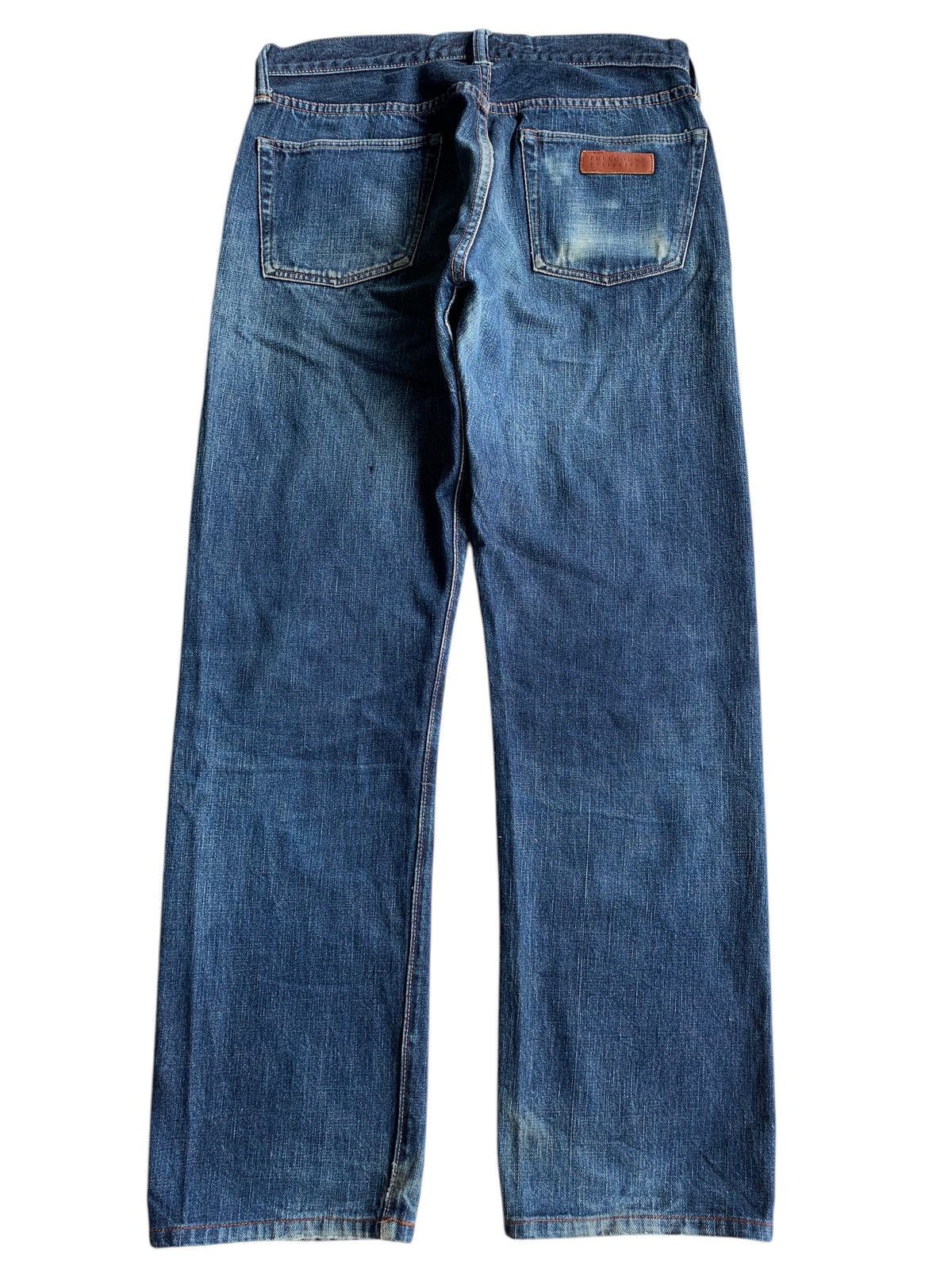 Full Count & Co. FULL COUNT SELVEDGE BUTTON FLY FADED DISTRESSED DENIM Size US 31 - 3 Thumbnail