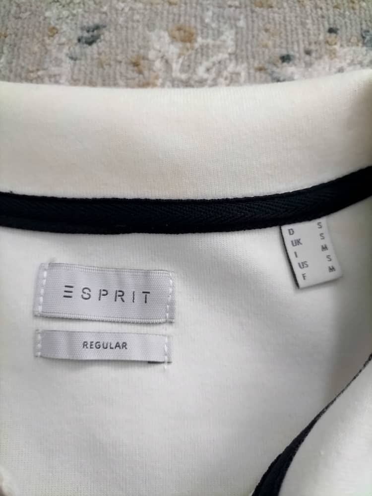 Esprit Esprit White Polo Collar Shirt : S Size US S / EU 44-46 / 1 - 4 Thumbnail