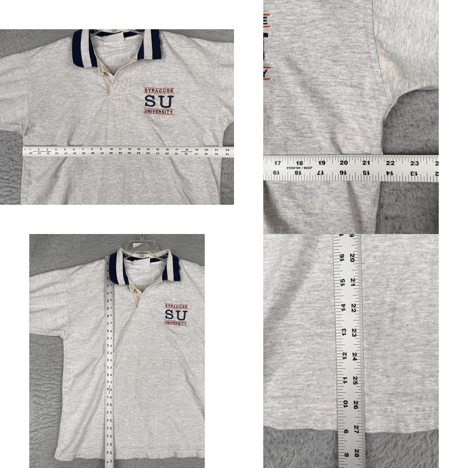 Vintage VINTAGE Nike Polo Shirt Mens Medium Gray SU Embroidered Syracuse University imageWear Size US M / EU 48-50 / 2 - 8 Thumbnail