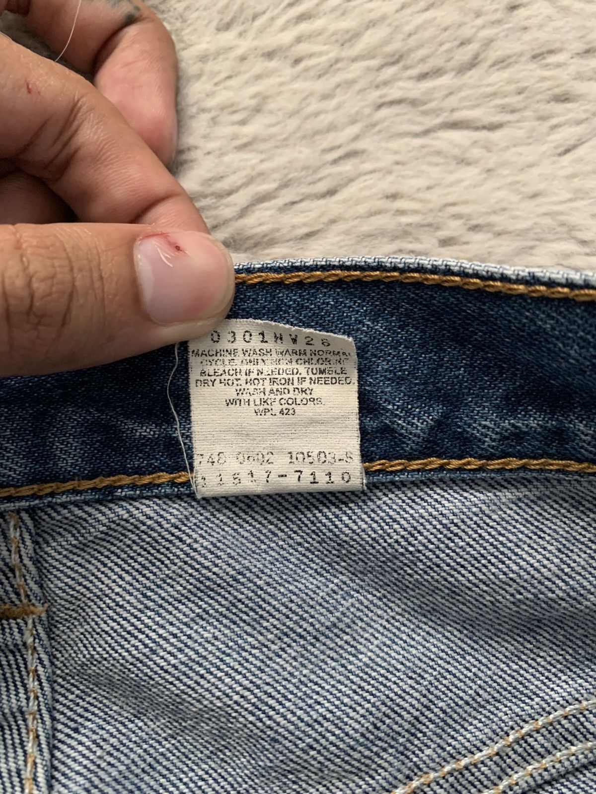 Levi's VINTAGE 90s LEVI'S 517 BOOTCUT JEANS Size US 29 - 8 Thumbnail