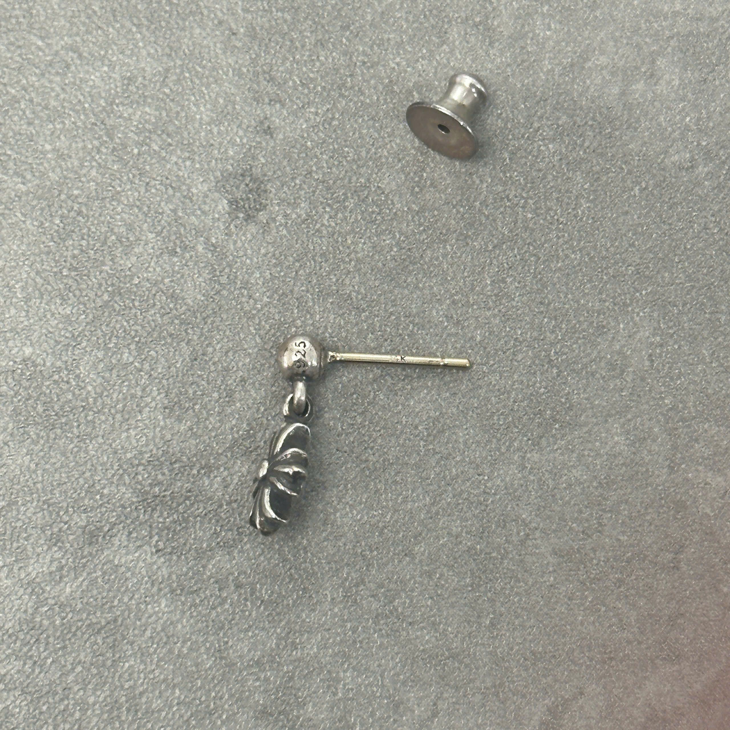 Chrome Hearts Chrome Hearts Tiny E silver earring Size ONE SIZE - 5 Thumbnail