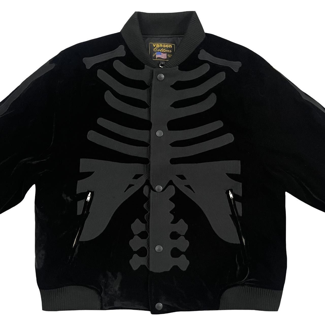 Vanson Leathers Vanson Leathers Skeleton Bomber Jacket Size US L / EU 52-54 / 3 - 4 Thumbnail