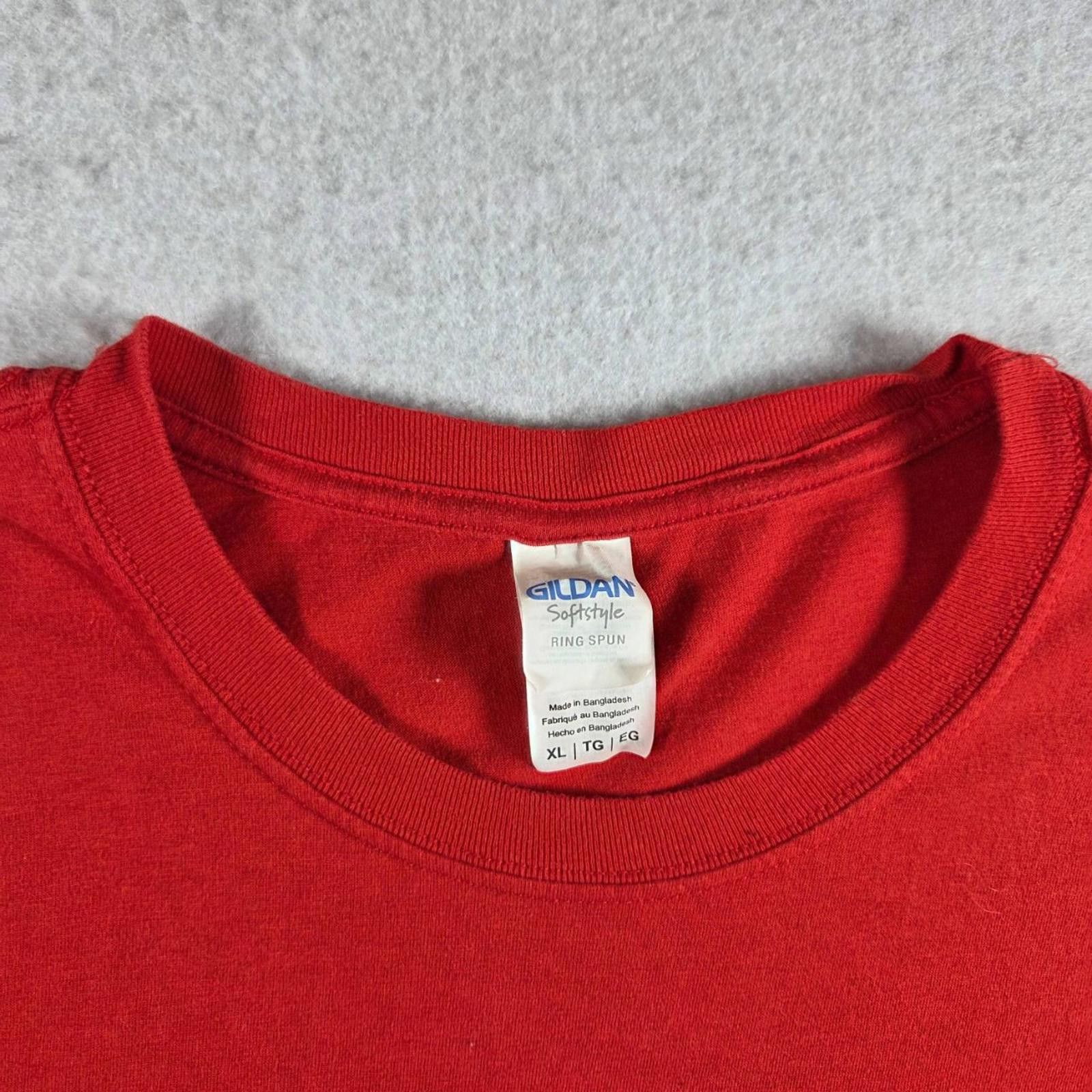 Gildan GILDAN Mens T-shirt XL Red Soccer Fanwear Real Salt Lake Size ONE SIZE - 2 Thumbnail