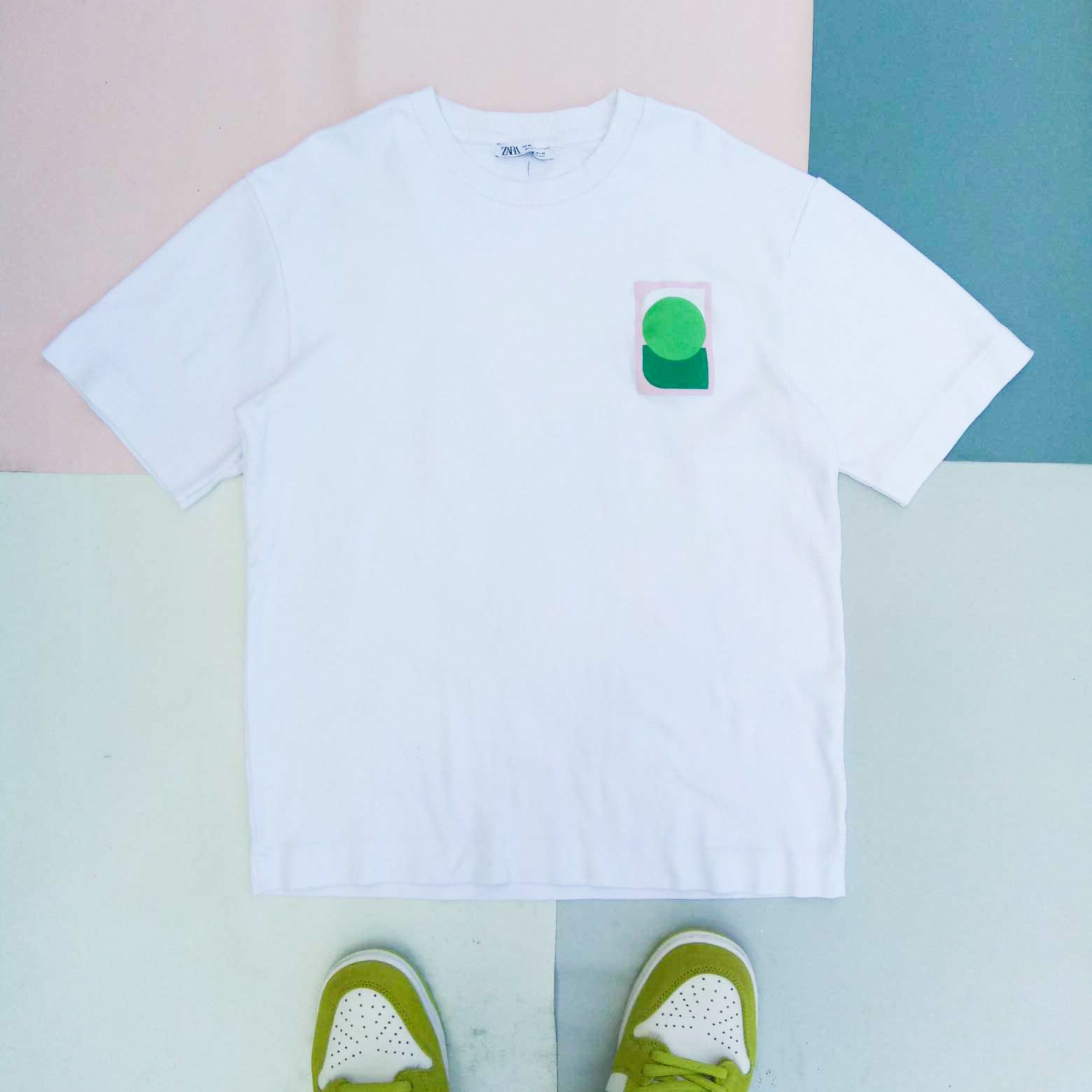 Zara ZARA Graphic print T-shirt Size US M / EU 48-50 / 2 - 1 Thumbnail