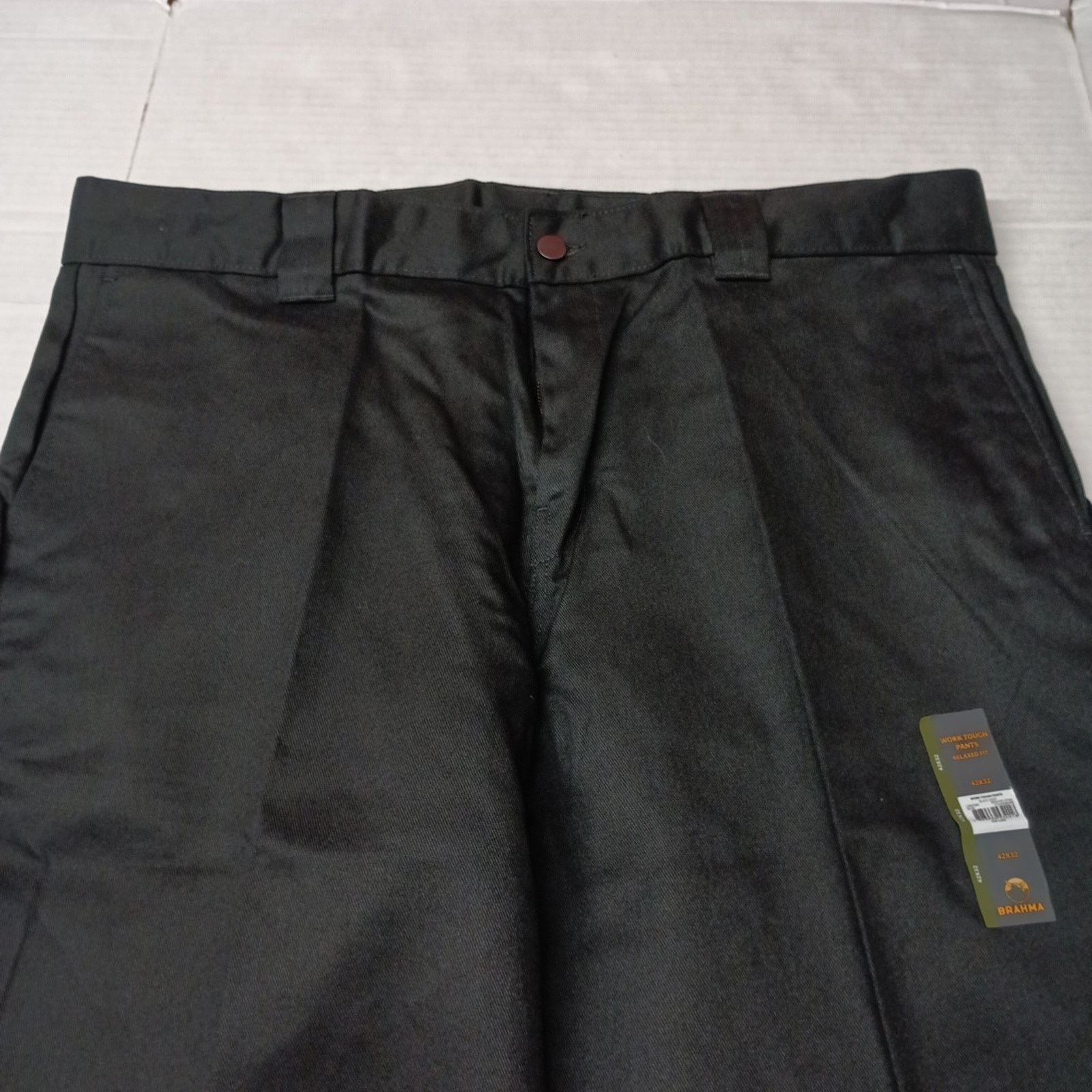 Other Brahma Men's Work Tough Pants Size 42x32 Black Relaxed Fit Size US 42 / EU 58 - 4 Thumbnail