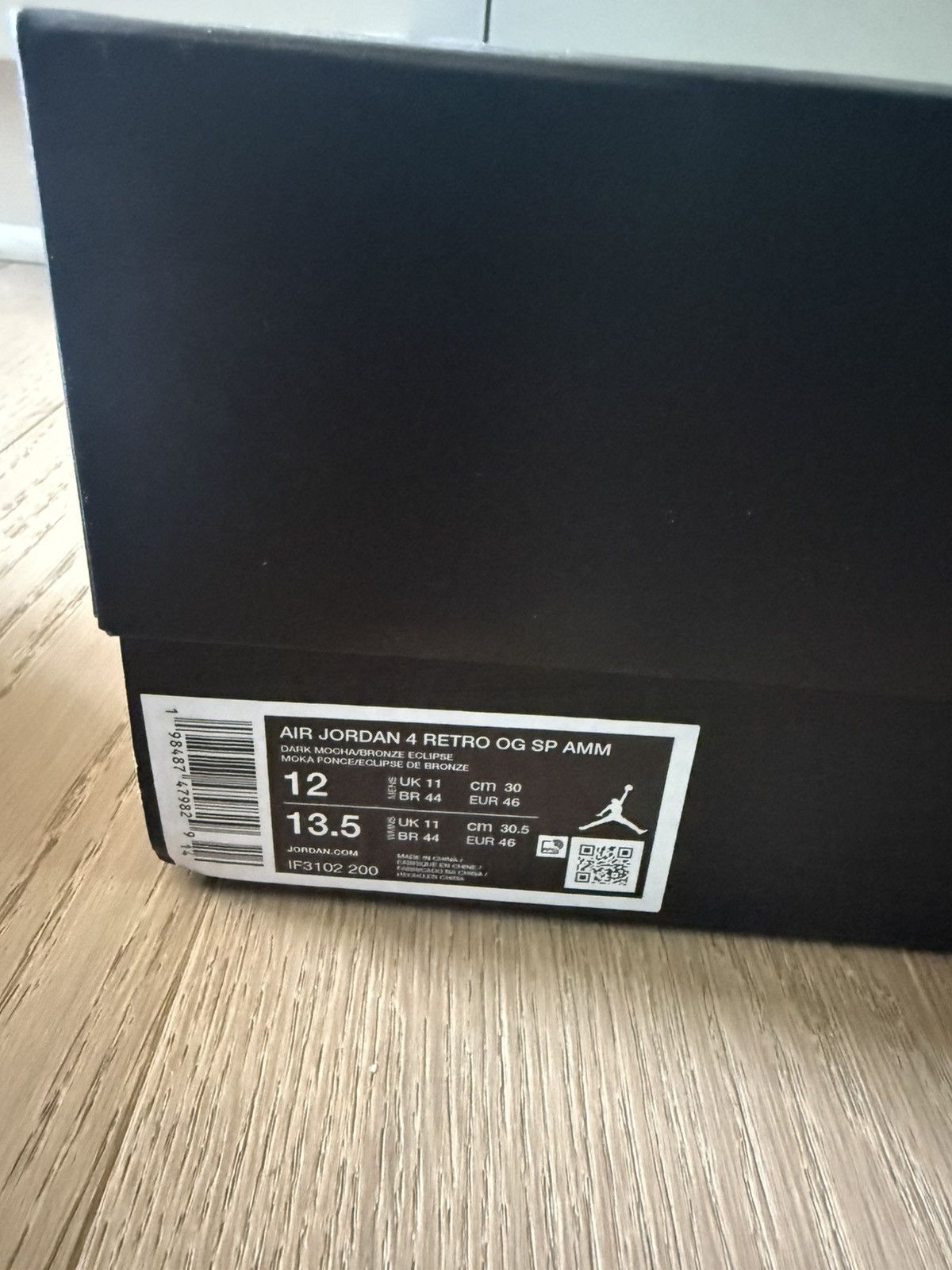 A Ma Maniere × Jordan Brand Nike Air Jordan 4 A Ma Maniere Dark Mocha Size 12 M /13.5 W Size US 12 / EU 45 - 8 Thumbnail