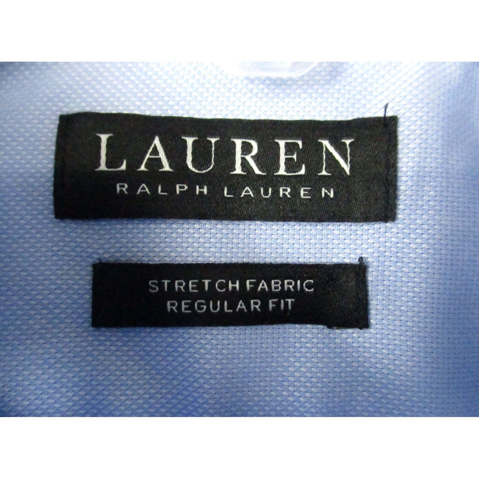 Ralph Lauren Lauren Ralph Lauren Blue Stretch Fabric Shirt Size 16 Long Sleeve Mens Size US L / EU 52-54 / 3 - 2 Thumbnail