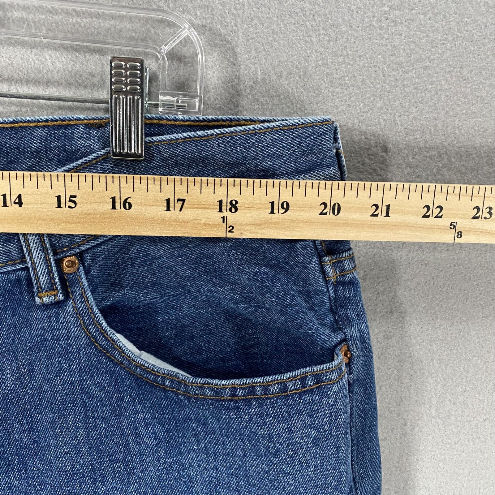 Levi's Levis 550 Denim Blue Jeans Straight Leg Pants Mens W42 x L30 Size US 42 / EU 58 - 7 Thumbnail
