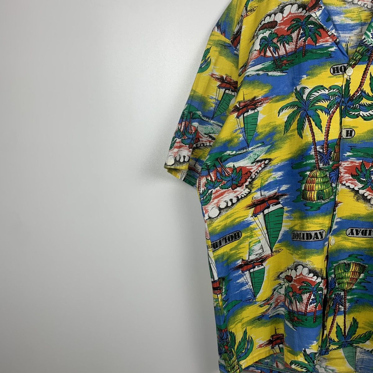 Vintage Vintage 90’s Hawaiian Shirt Button Ups Short Sleeve XXL Size US XXL / EU 58 / 5 - 4 Thumbnail
