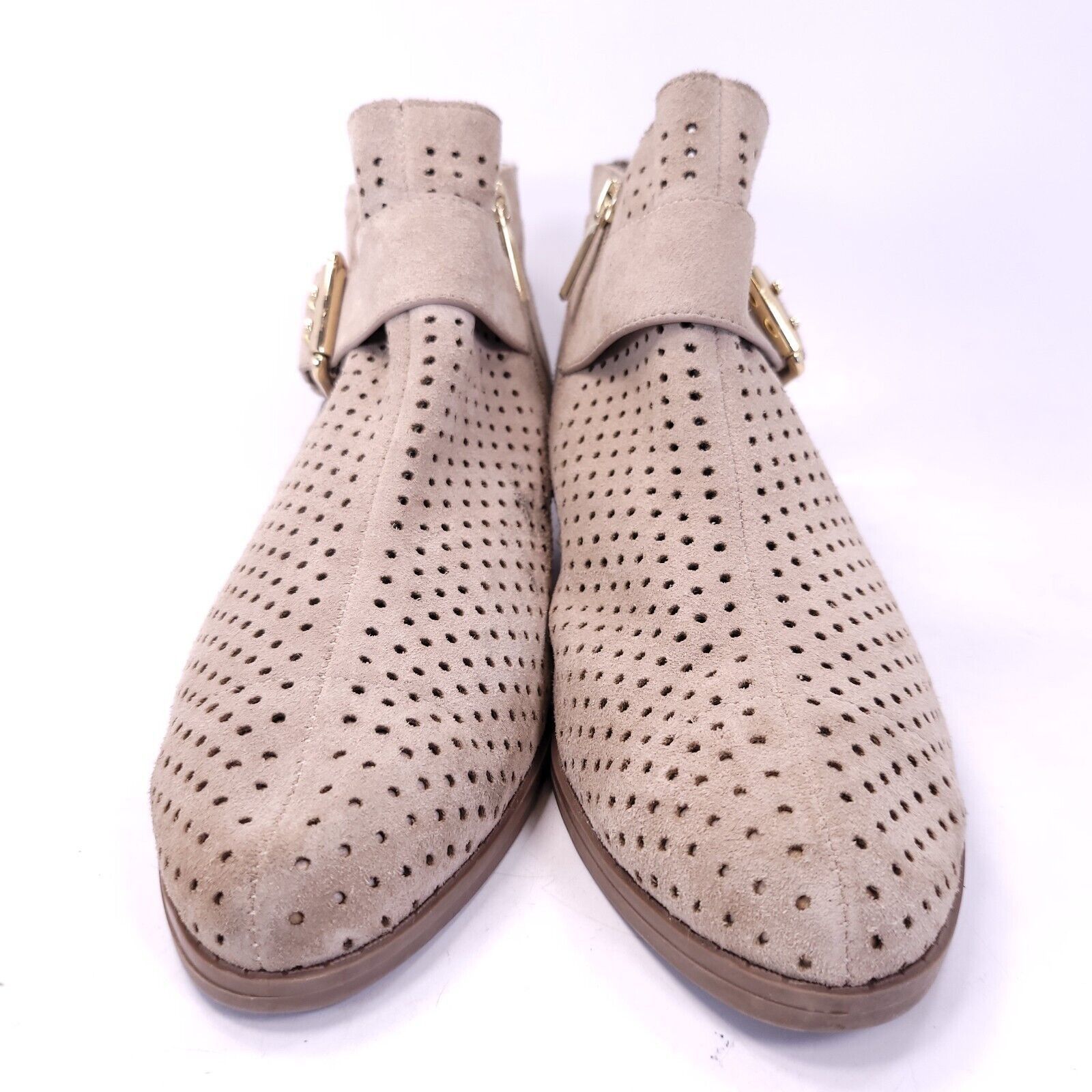 Karl Lagerfeld Karl Lagerfeld Amica Block Heel Boot Womens Size 9 Beige Size US 9 / IT 39 - 2 Thumbnail