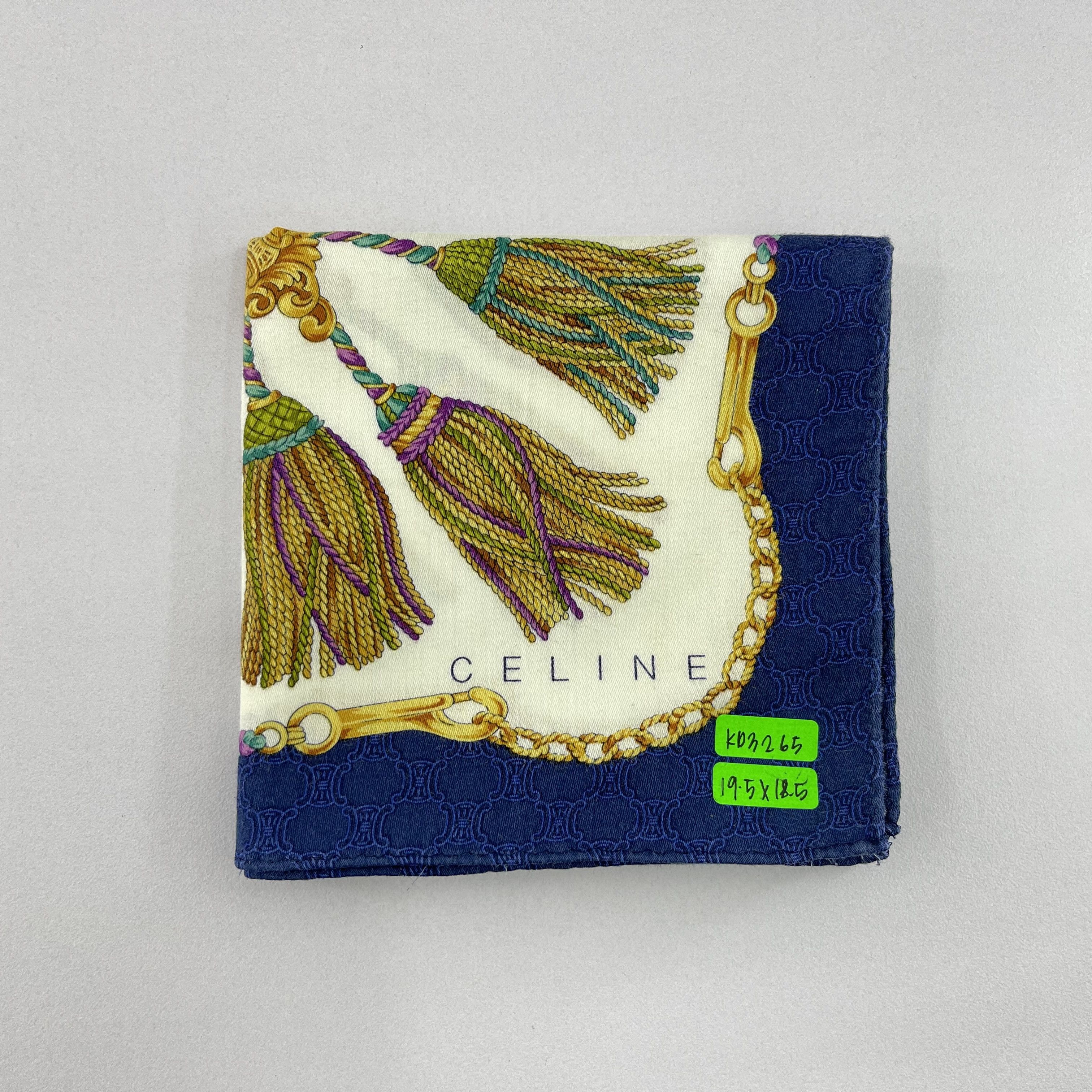 Celine × Vintage Celine Handkerchief/Neckerchief/Bandana-KD3265 Size ONE SIZE - 6 Thumbnail