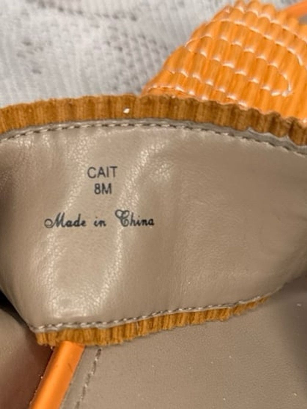 Donald Pliner Donald J. Pliner Cait orange woven textured sandals sz 8 Size US 8 / IT 38 - 8 Thumbnail