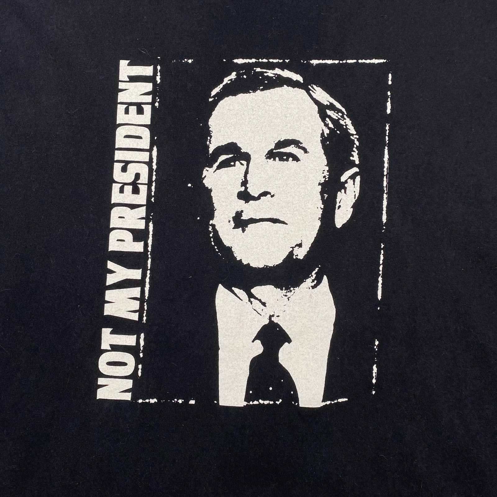 Vintage Vintage Fat Wreck Chords Not My President Bush T Shirt XL Size US XL / EU 56 / 4 - 4 Thumbnail