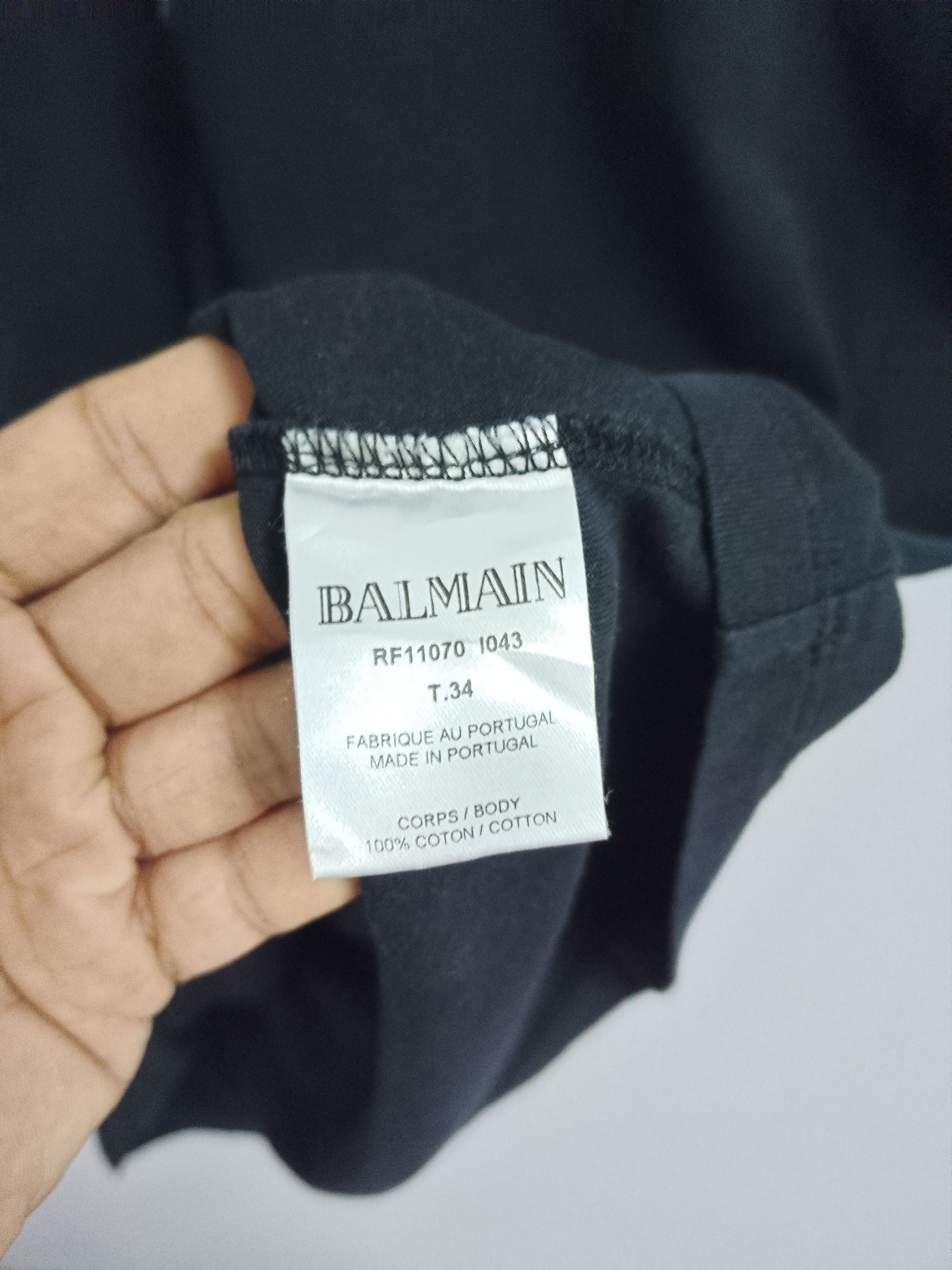 Balmain 0G🔥GRAIL BALMAIN SPELLOUT Size M / US 6-8 / IT 42-44 - 5 Thumbnail