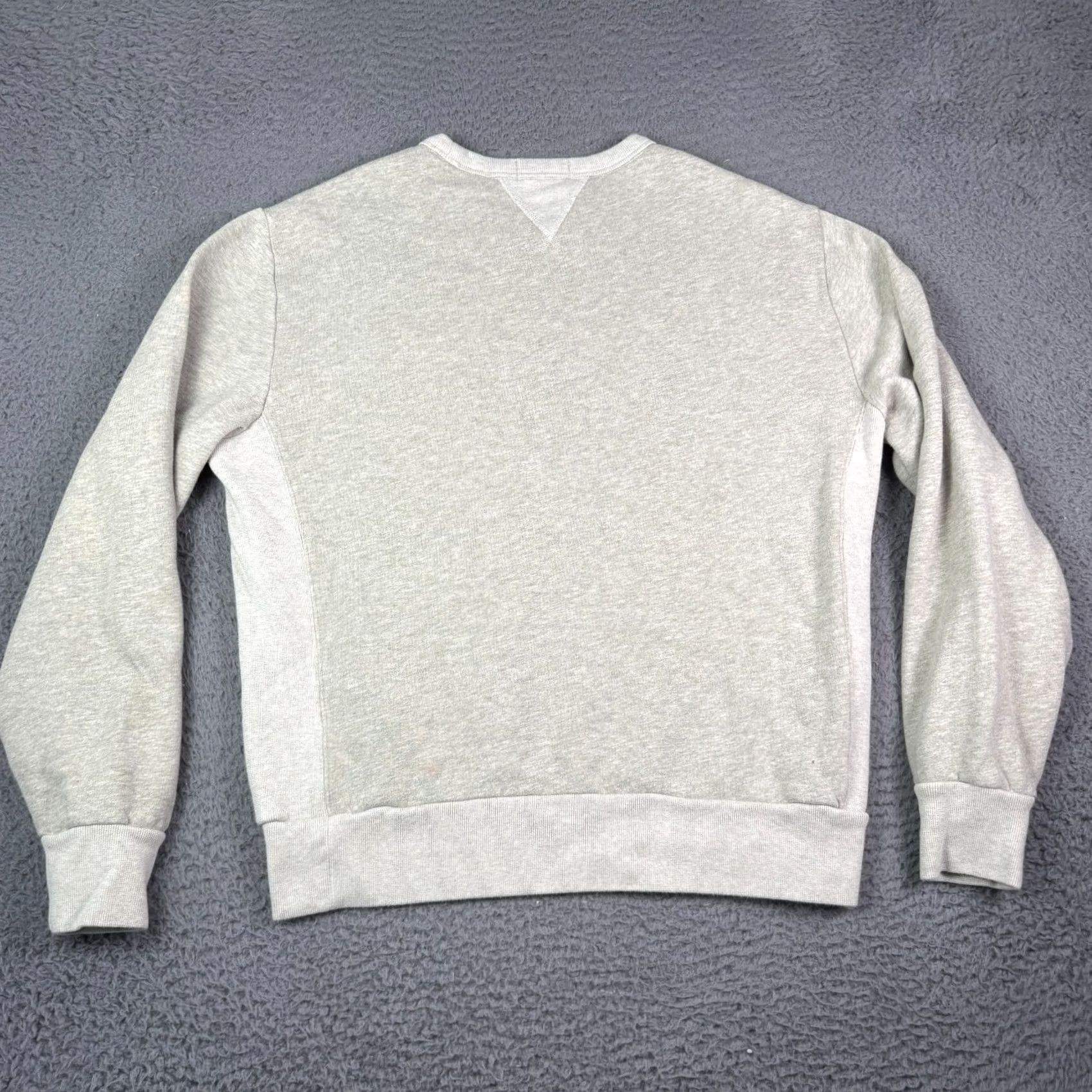 Polo Ralph Lauren Polo Ralph Lauren Sweatshirt Mens M Ivory Crewneck Varsity Double V NY U of P Print Vintage Size US M / EU 48-50 / 2 - 7 Thumbnail
