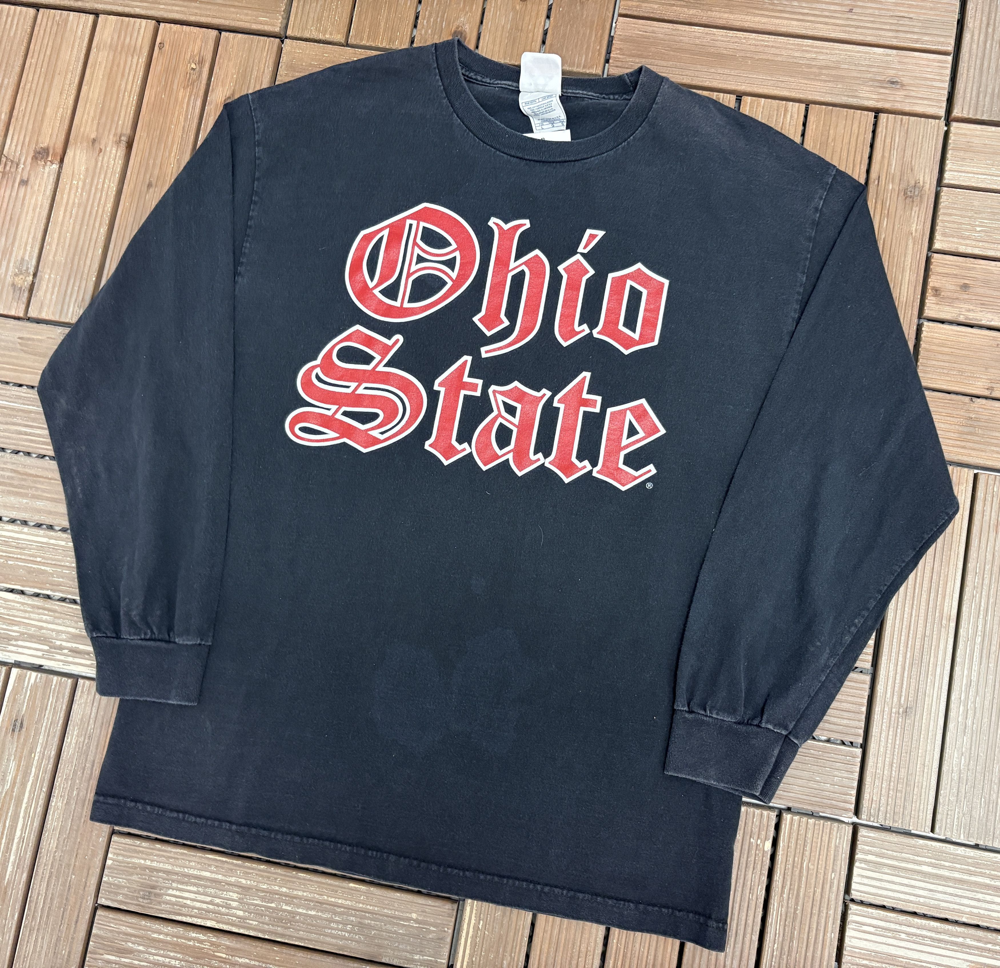 Vintage Ohio State Buckeyes Vintage Long Sleeve Shirt Size US L / EU 52-54 / 3 - 3 Thumbnail