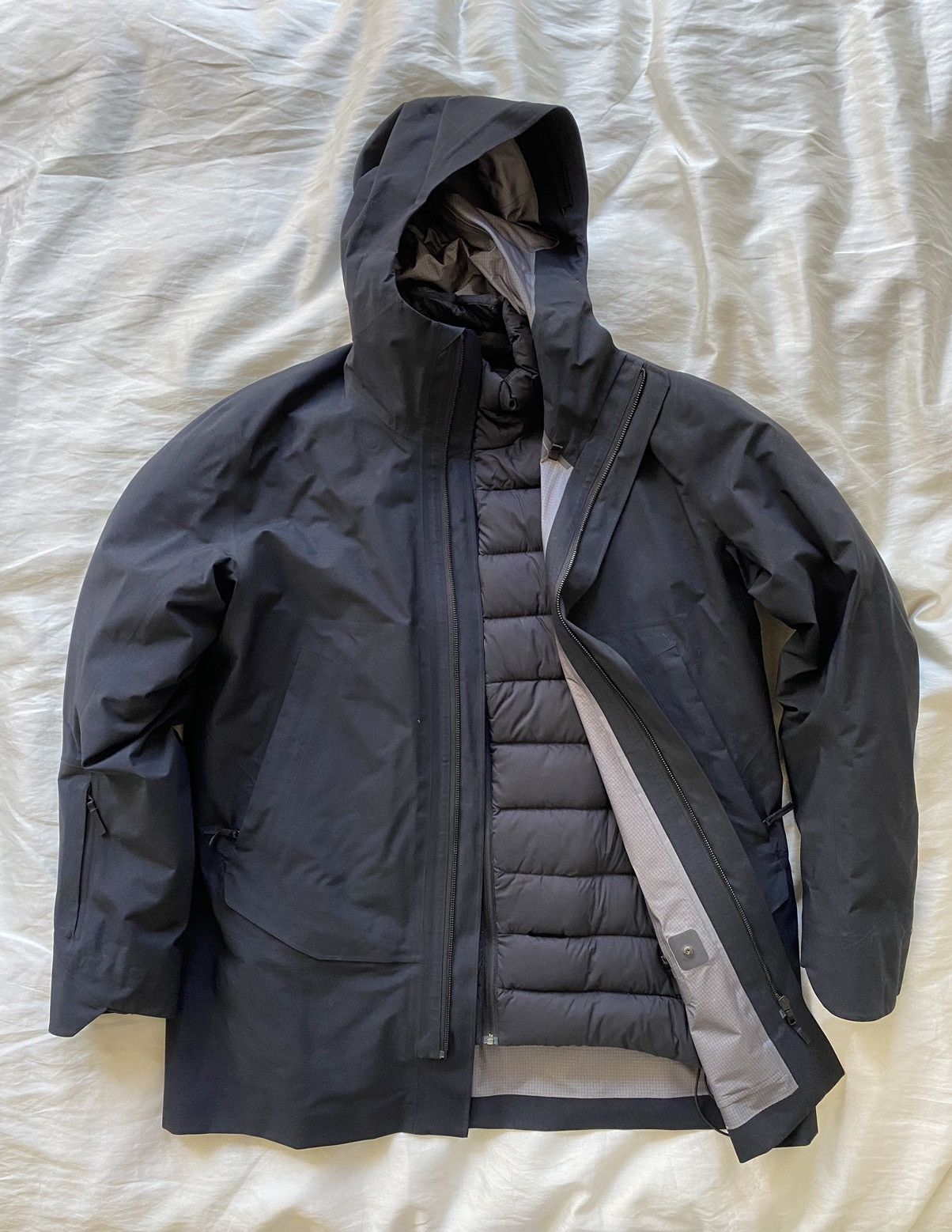 Arc'Teryx Veilance 3 in 1 Patrol Jacket (gore tex + down) Grailed