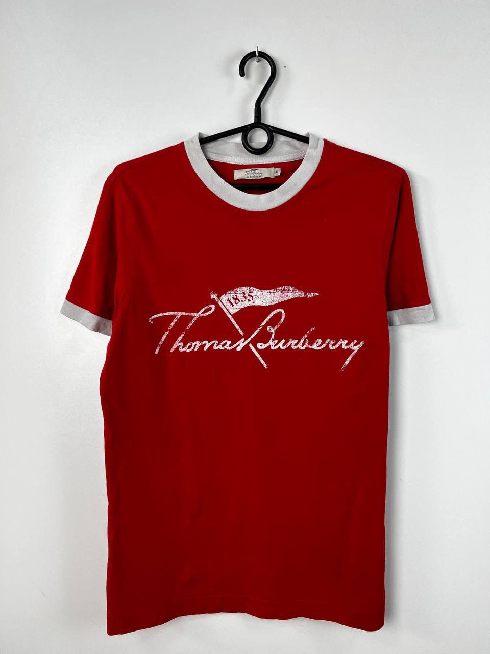 Vintage Thomas Burberry luxury t-shirts size M Size US M / EU 48-50 / 2 - 1 Thumbnail