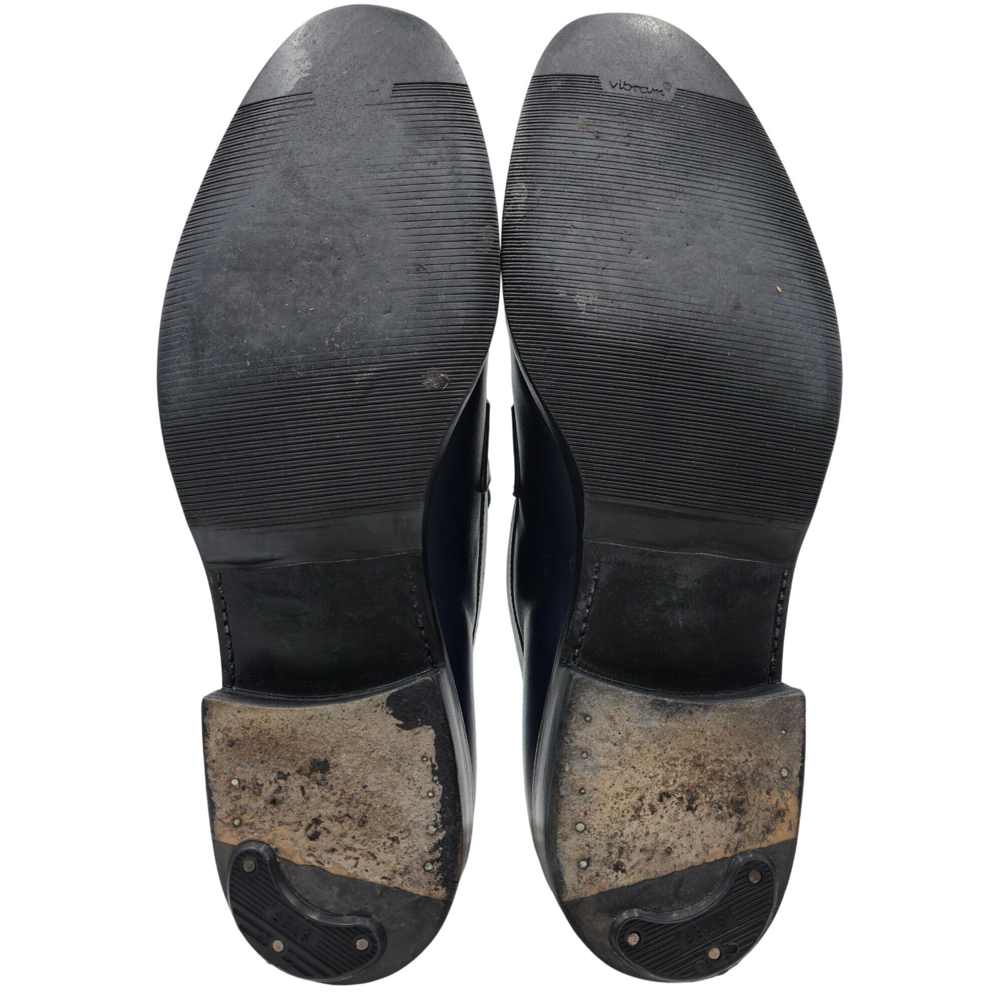 Other Gianni Gallucci Mens 11.5 / 44.5EU Navy Leather Dress Shoes Size US 11.5 / EU 44-45 - 2 Thumbnail