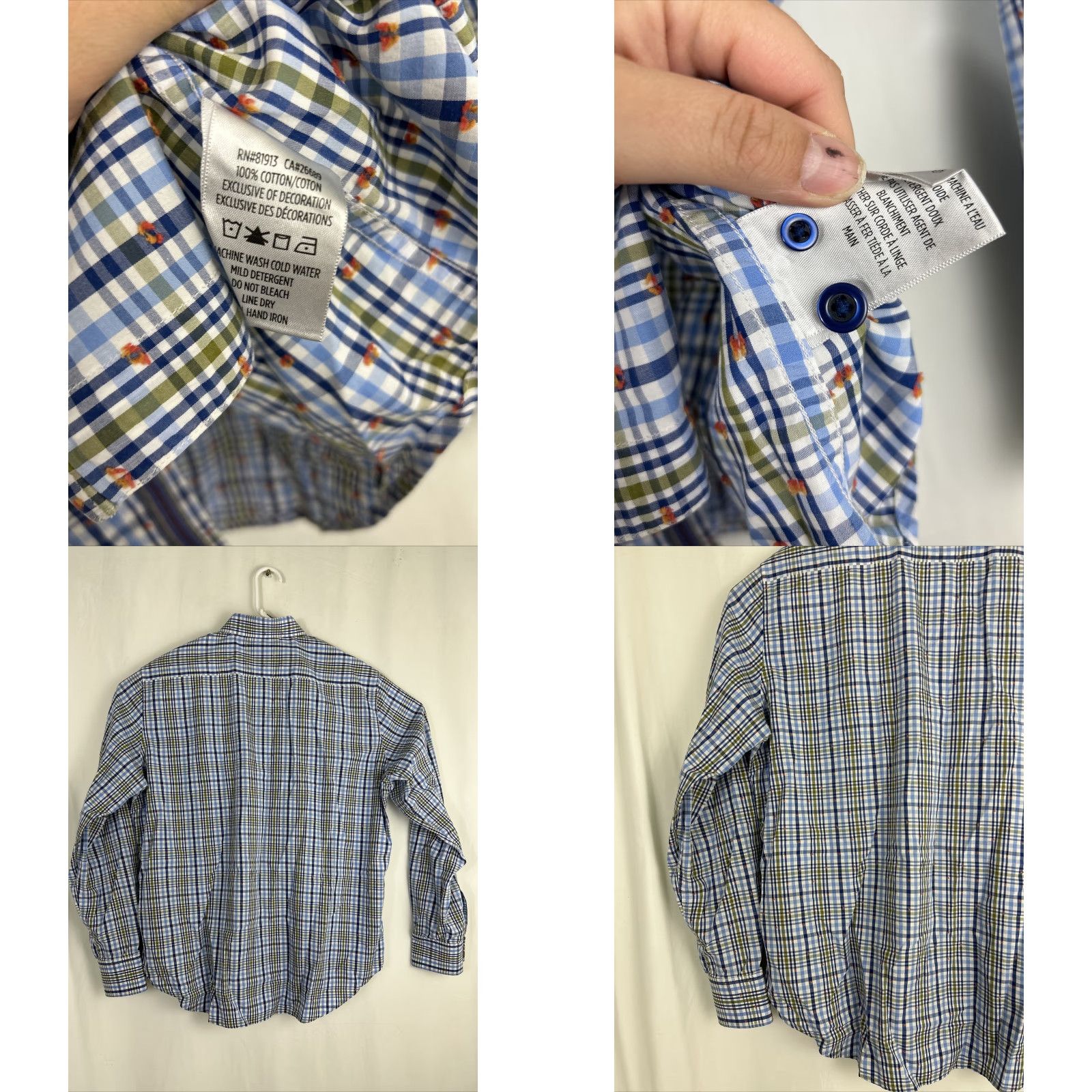 Robert Graham Robert Graham Button-Up Mens XL Blue Striped Paisley Classic Fit Long Sleeve Shirt Size US XL / EU 56 / 4 - 9 Thumbnail