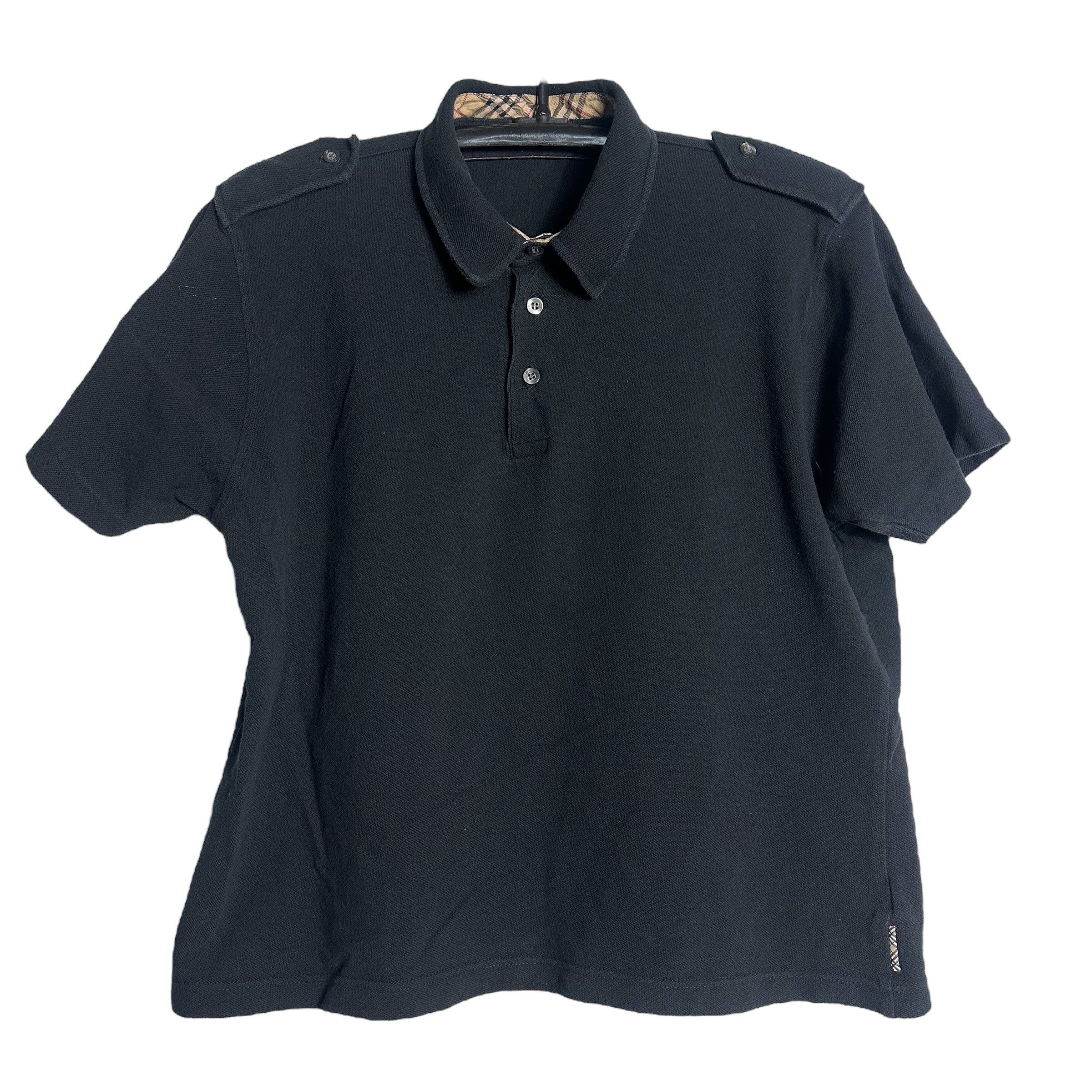 Burberry 🔥RARE🔥Vintage Burberry London Polo Shirt Made in England Size XL / US 12-14 / IT 48-50 - 1 Thumbnail
