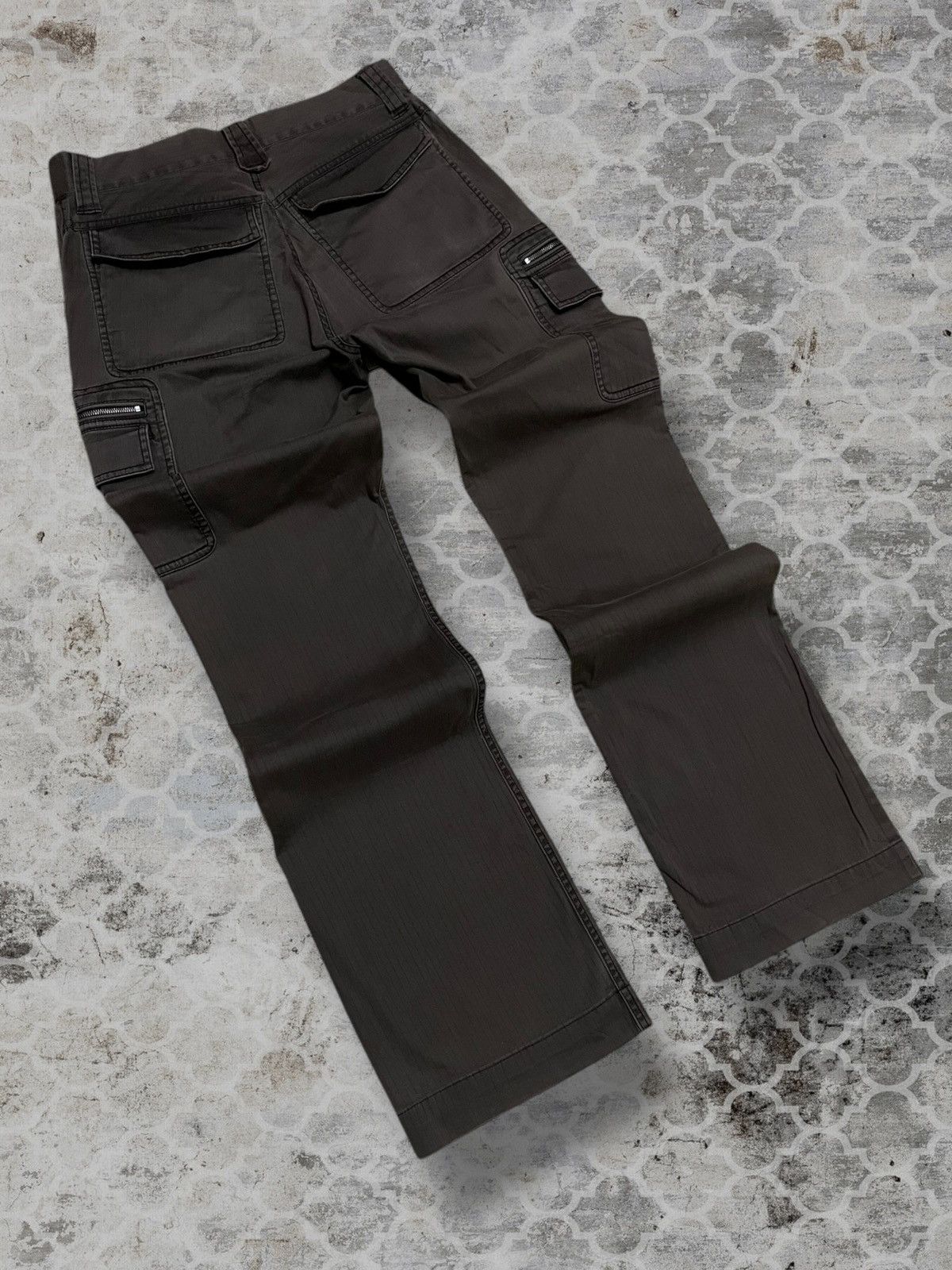 JOSEPH HOMME Vintage 1990s Designer Joseph Homme Faded Distressed Cargo Size US 28 / EU 44 - 9 Thumbnail