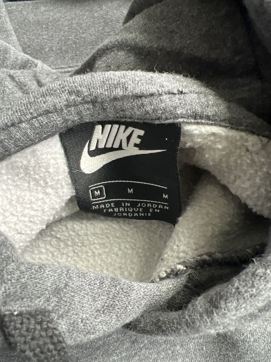 Nike Nike grey hoodie with embroidered logo (men’s M) Size US M / EU 48-50 / 2 - 5 Thumbnail