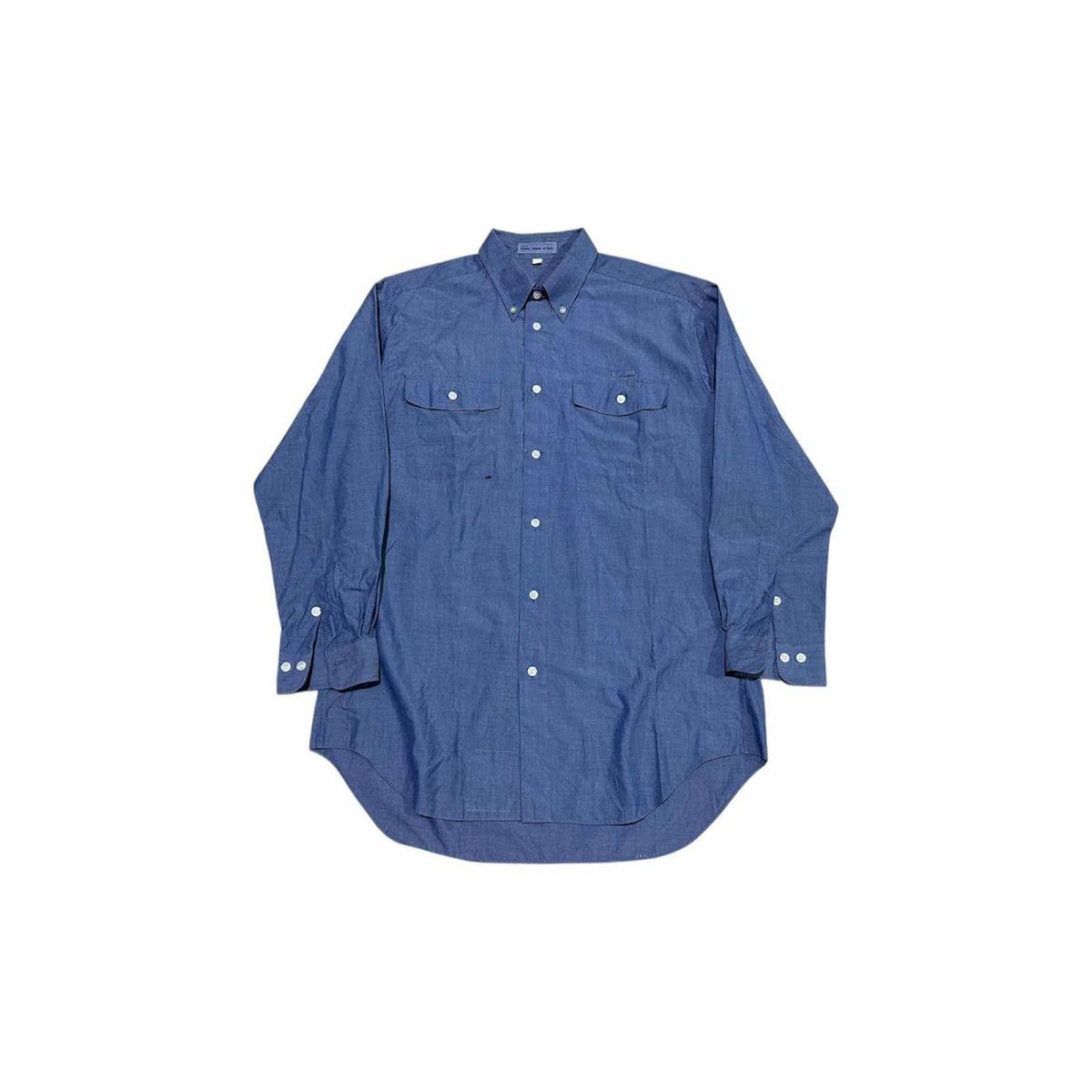 Issey Miyake 🔥80s Vintage Ntt By Miyake Design Studio Shirt Long Sleeve Size US XL / EU 56 / 4 - 5 Thumbnail