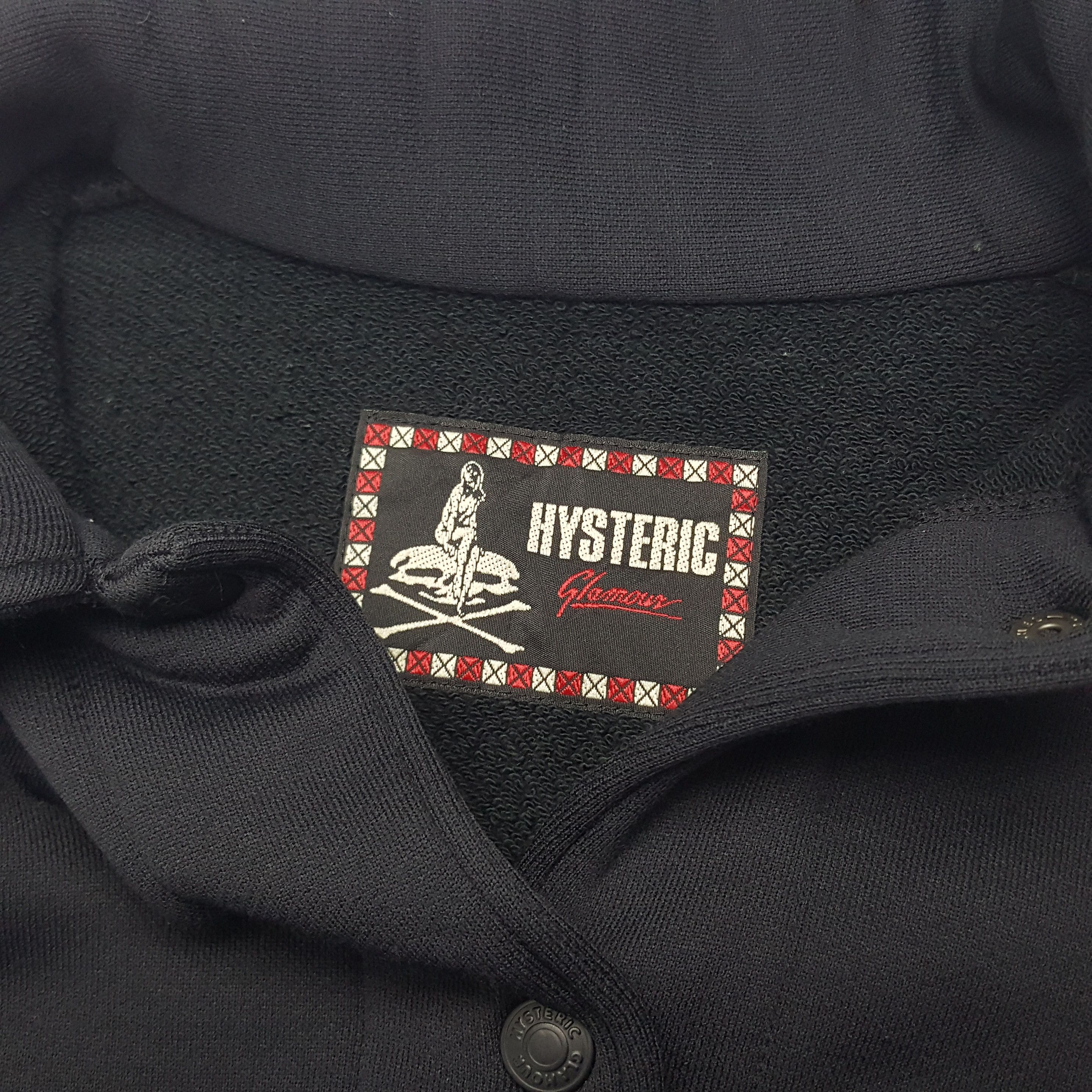 Hysteric Glamour × Japanese Brand × Vintage Vintage Hysteric Glamour Turn It On Custom Varsity Jacket Size L / US 10 / IT 46 - 5 Thumbnail