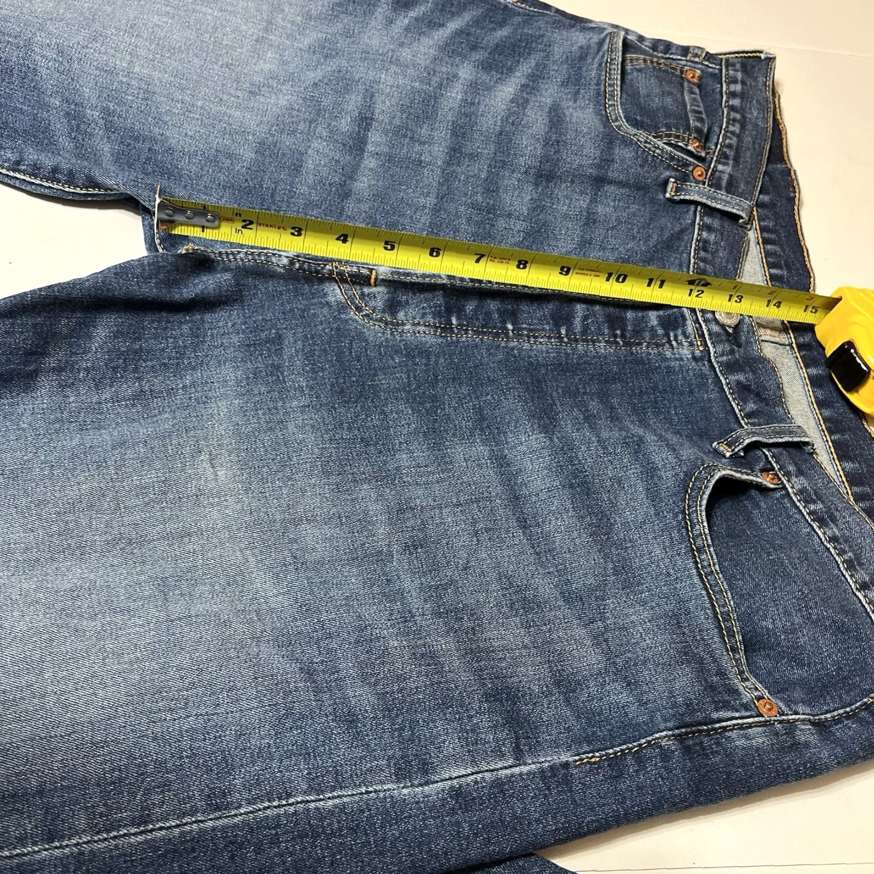 Levi's Levi's 501 Jeans Mens Regular 42x29 Button Fly Denim Straight Blue 5-Pocket Classic Size US 42 / EU 58 - 4 Thumbnail