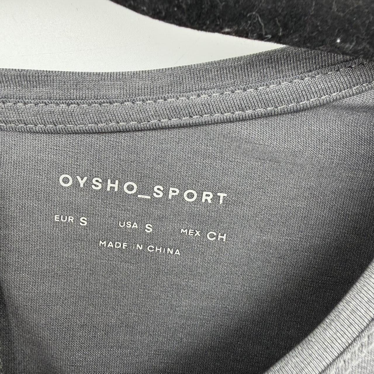 Other Oysho Sport Gray Cropped Long Sleeve Yoga Top Thumbholes S Size S / US 4 / IT 40 - 2 Thumbnail