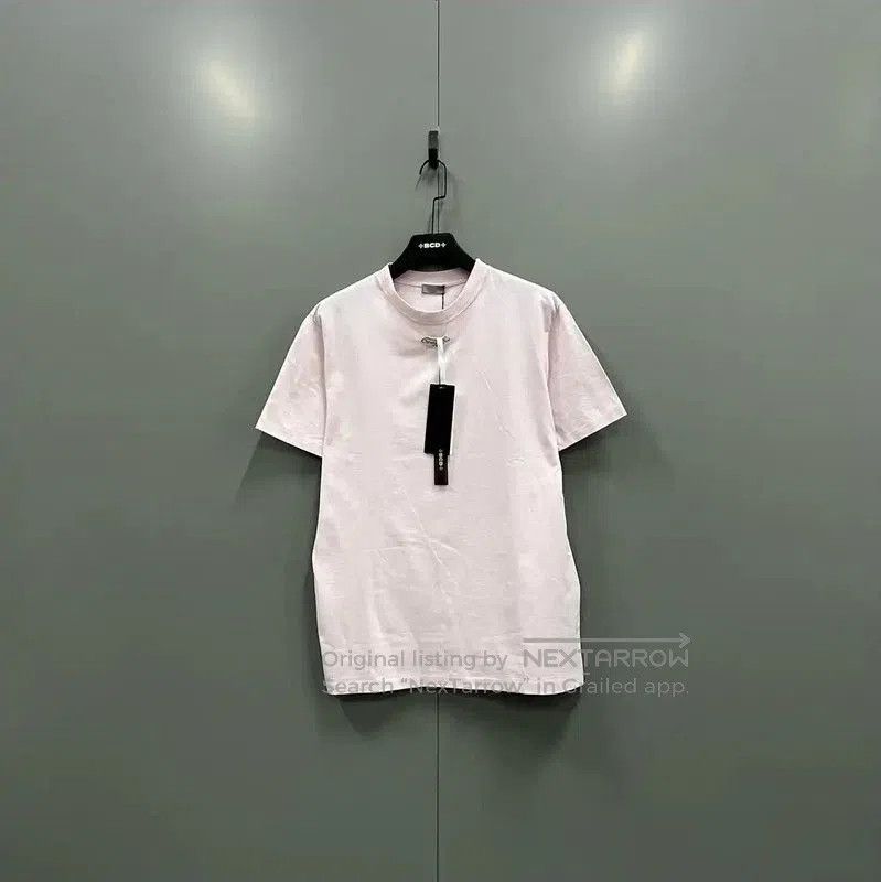Dior Dior Pink Cotton Short Sleeve T. Size M / US 6-8 / IT 42-44 - 1 Thumbnail