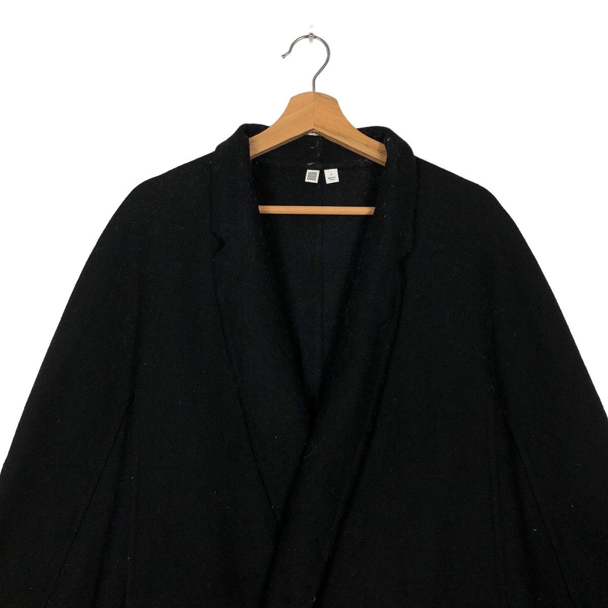 Japanese Brand 🔥Rich Black - Long Jacket Undercover Uniqlo Japan Made Size US S / EU 44-46 / 1 - 2 Thumbnail