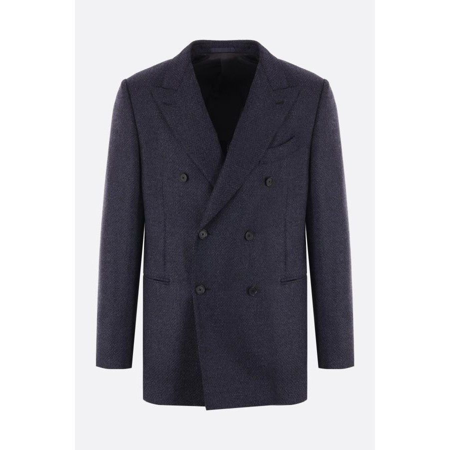 Caruso CARUSO Wool Blend Grey Double Breasted Jacket New & Authenti Size US S / EU 44-46 / 1 - 1 Thumbnail