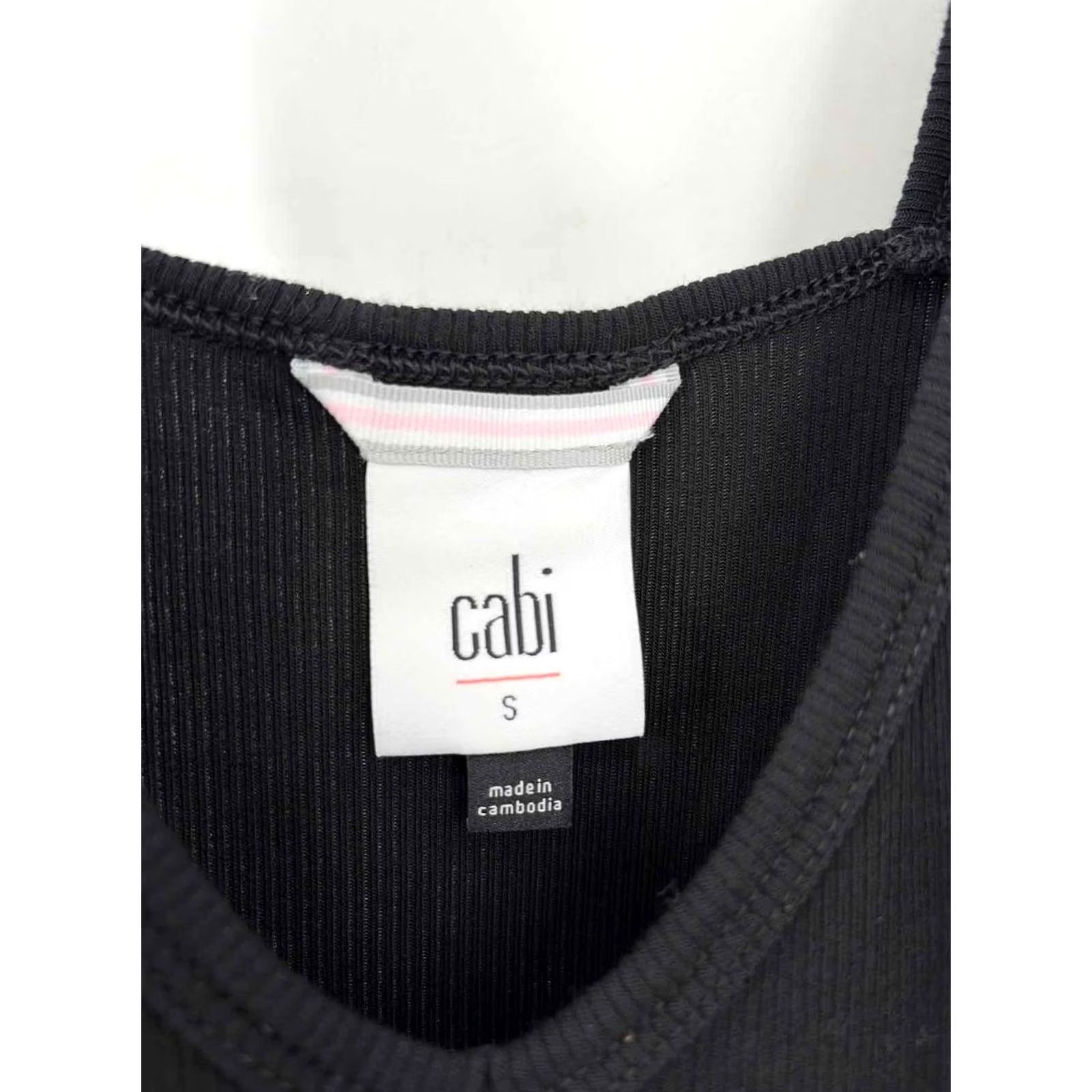 Vintage Cabi Black Tank Top Small Size S / US 4 / IT 40 - 3 Thumbnail