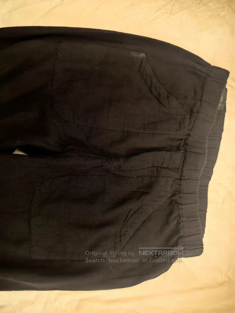 Ann Demeulemeester ANN DEMEULEMEESTER Black Patch Pocket Pants. Size US 38 / EU 54 - 3 Thumbnail