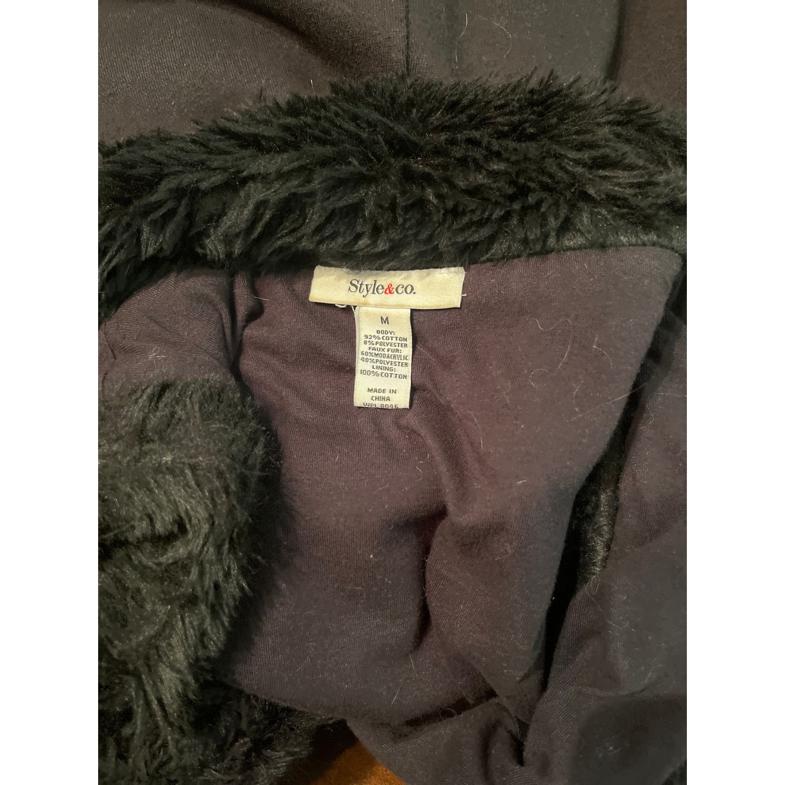 Style & Co Style & Co Black Faux Fur Vest Hook Closure Soft Women's M Size M / US 6-8 / IT 42-44 - 6 Thumbnail