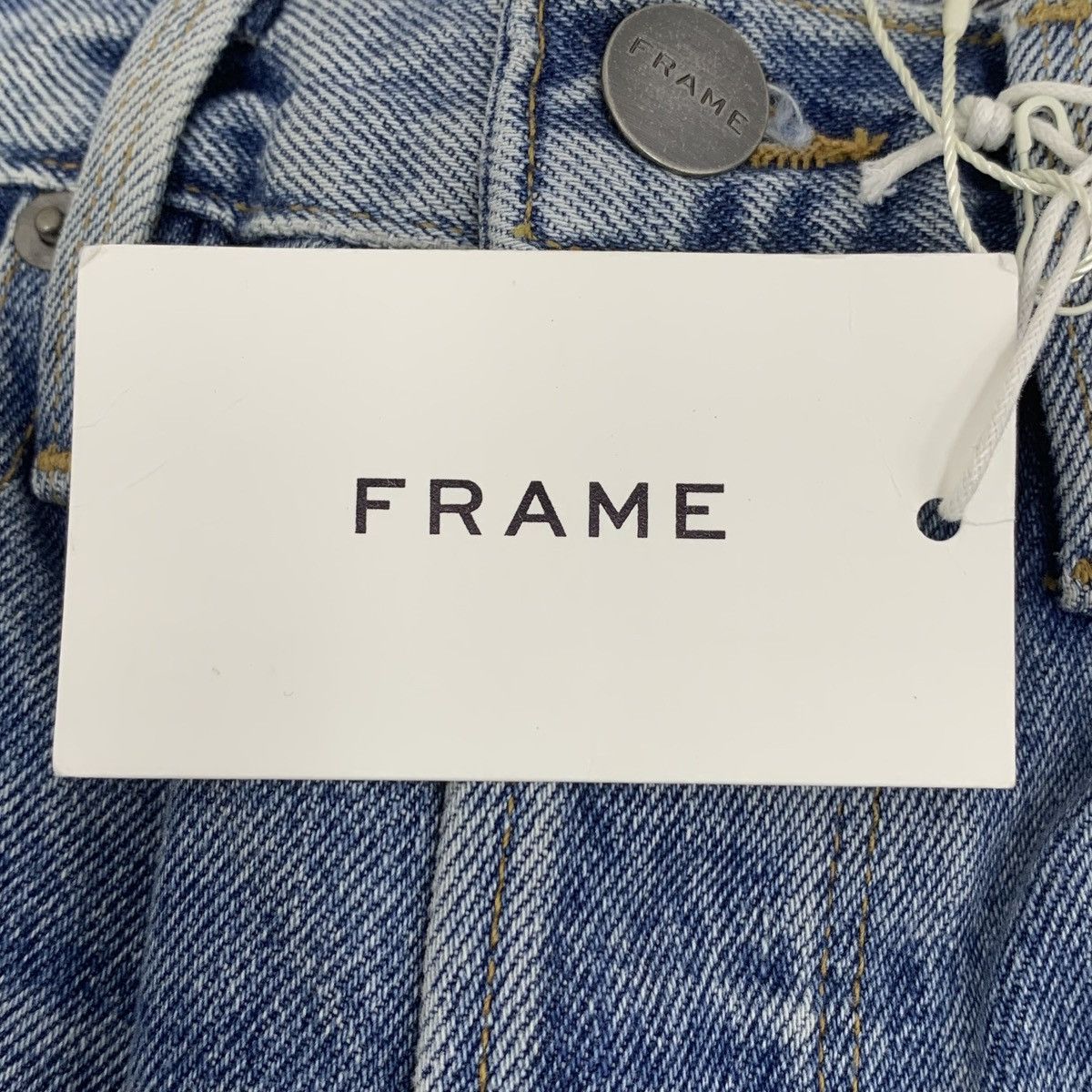 Frame FRAME Blue Washed Zipper Distressed Denim Pants K26WX Size 26" / US 2 / IT 38 - 7 Thumbnail